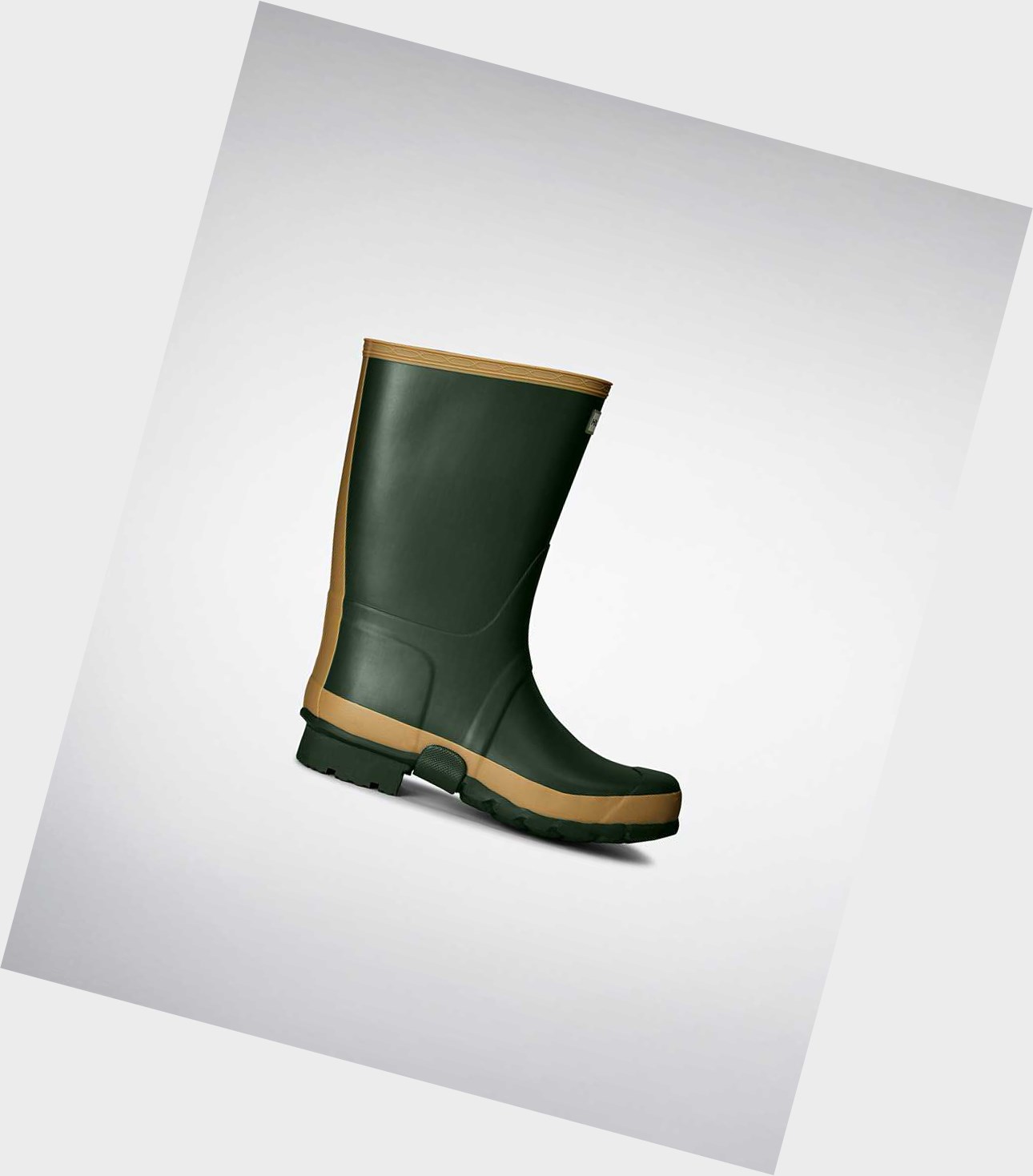 Men\'s Hunter Gardener Wellington Tall Boots Green | 2740865-YV