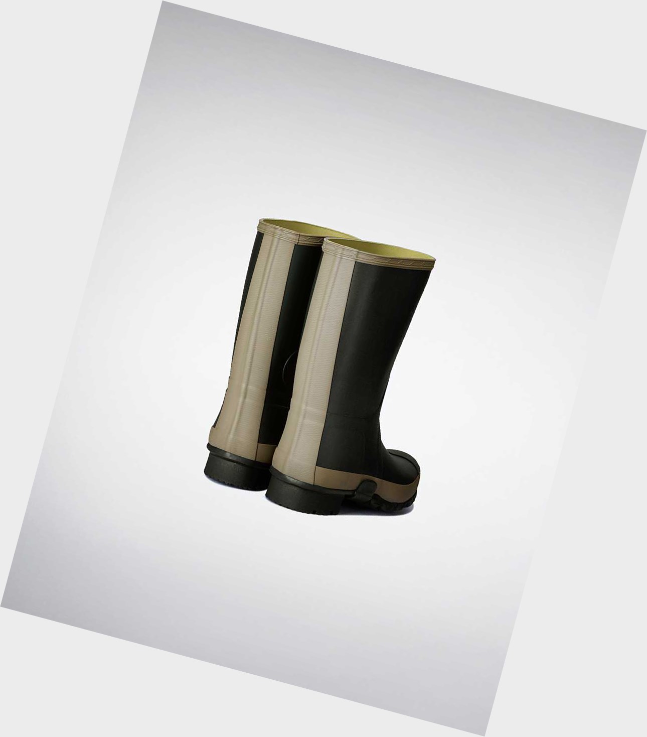Men's Hunter Gardener Wellington Tall Boots Green | 9672431-IO