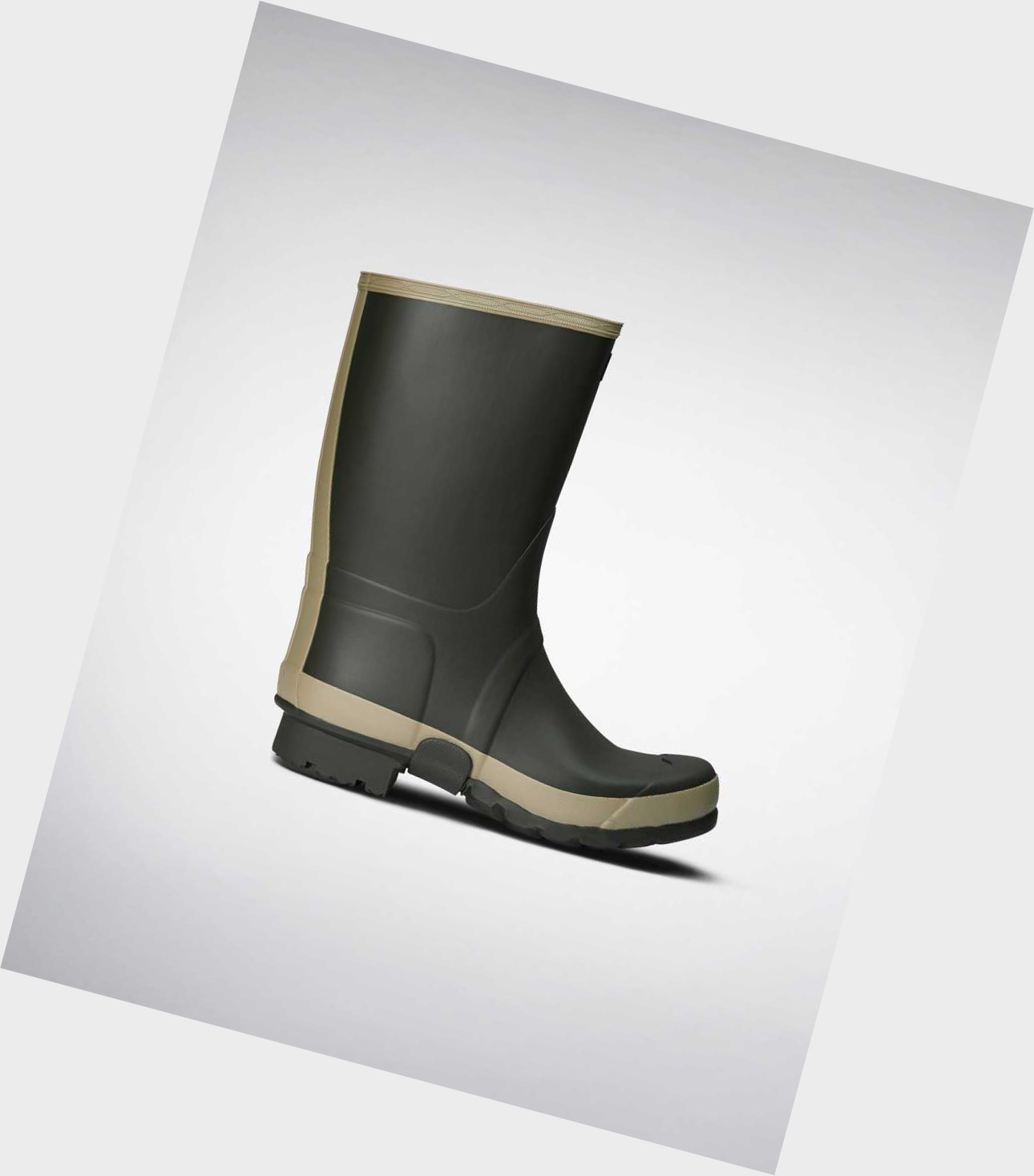 Men\'s Hunter Gardener Wellington Tall Boots Green | 9672431-IO