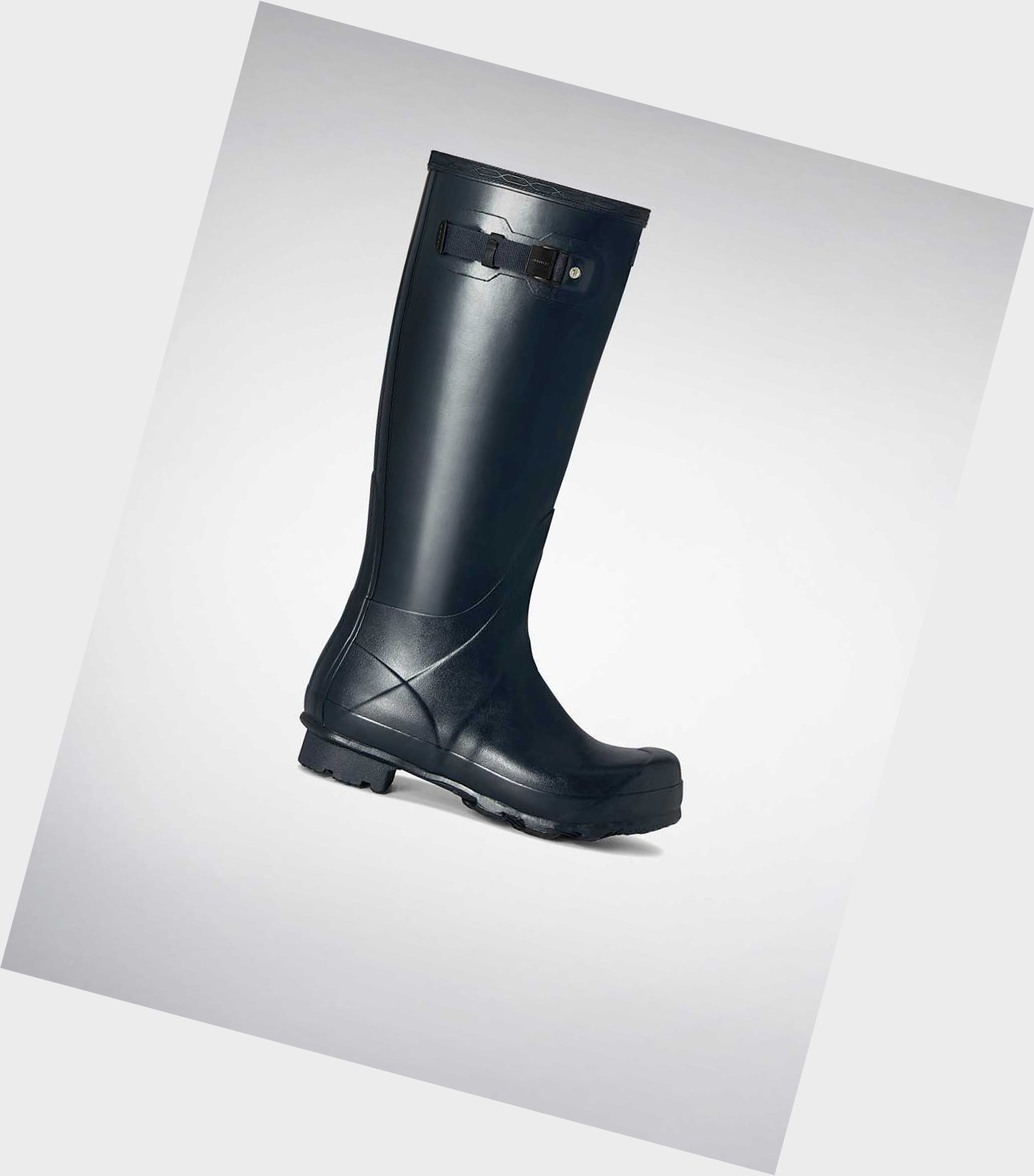 Men\'s Hunter Norris Field Wellington Tall Boots Navy | 3642917-VK