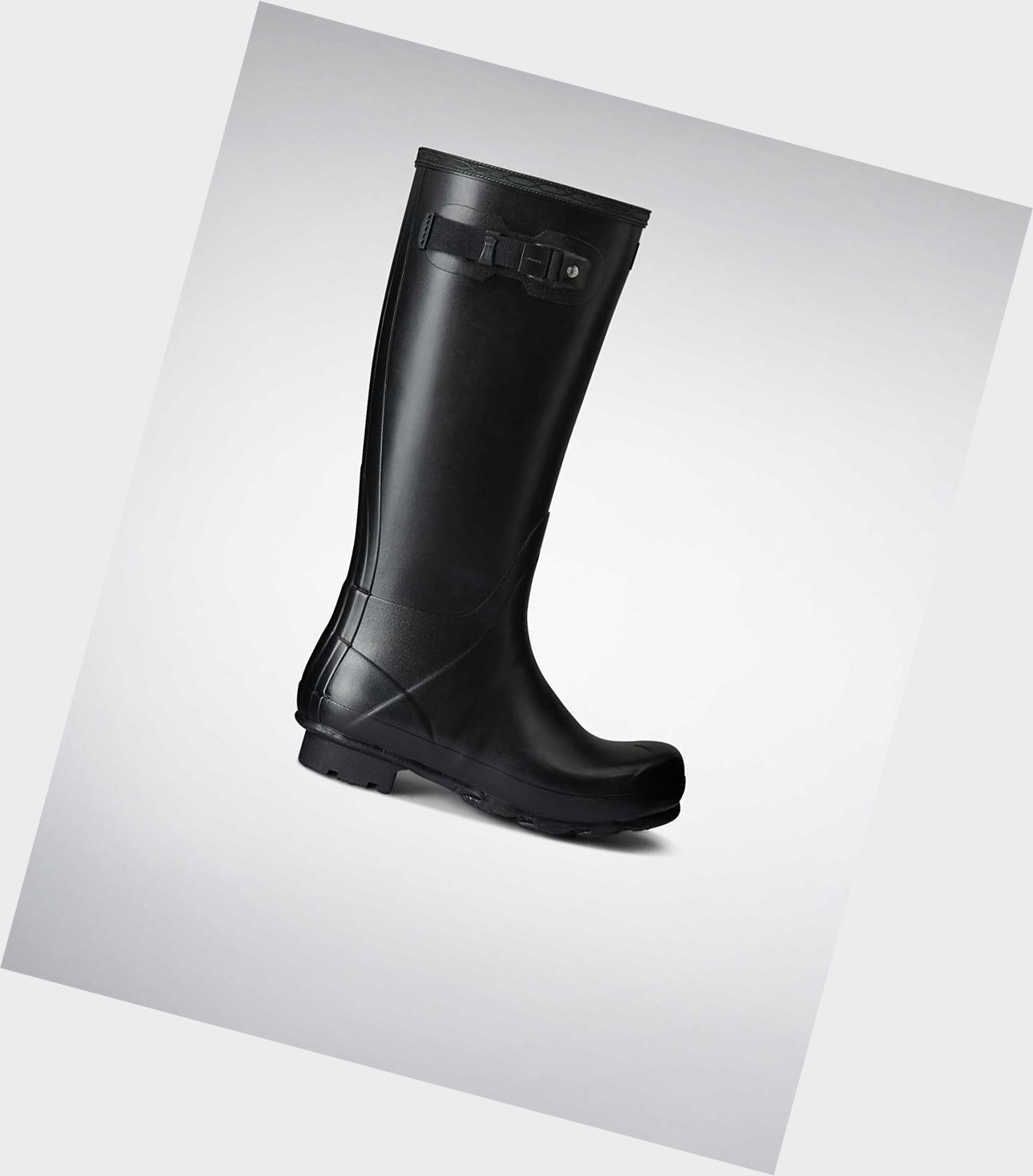 Men\'s Hunter Norris Field Wellington Tall Boots Black | 5094718-BF