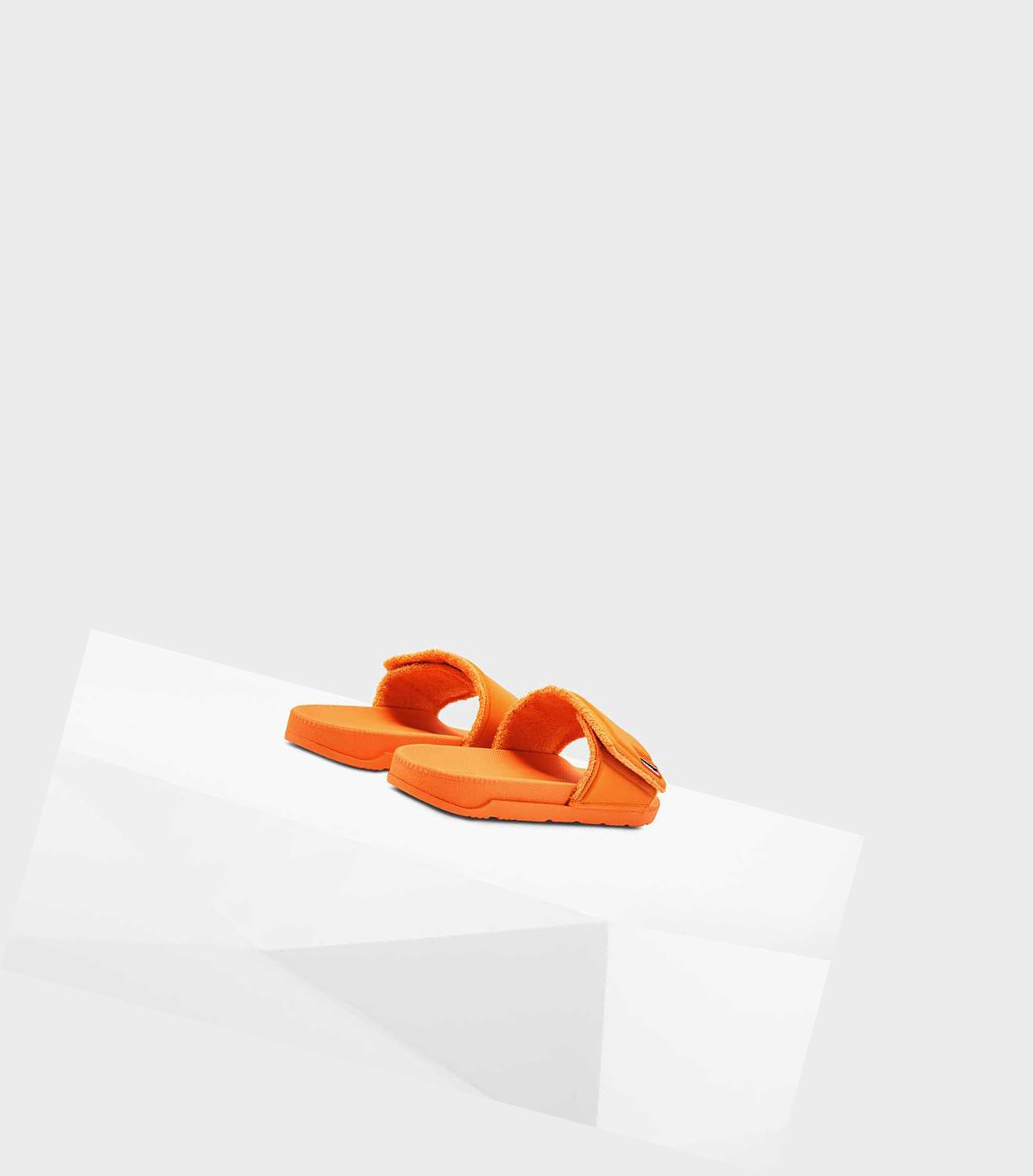 Men's Hunter Original Adjustable Slides Orange | 5038196-WQ