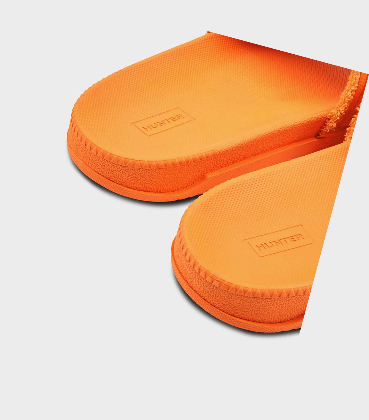 Men's Hunter Original Adjustable Slides Orange | 5038196-WQ