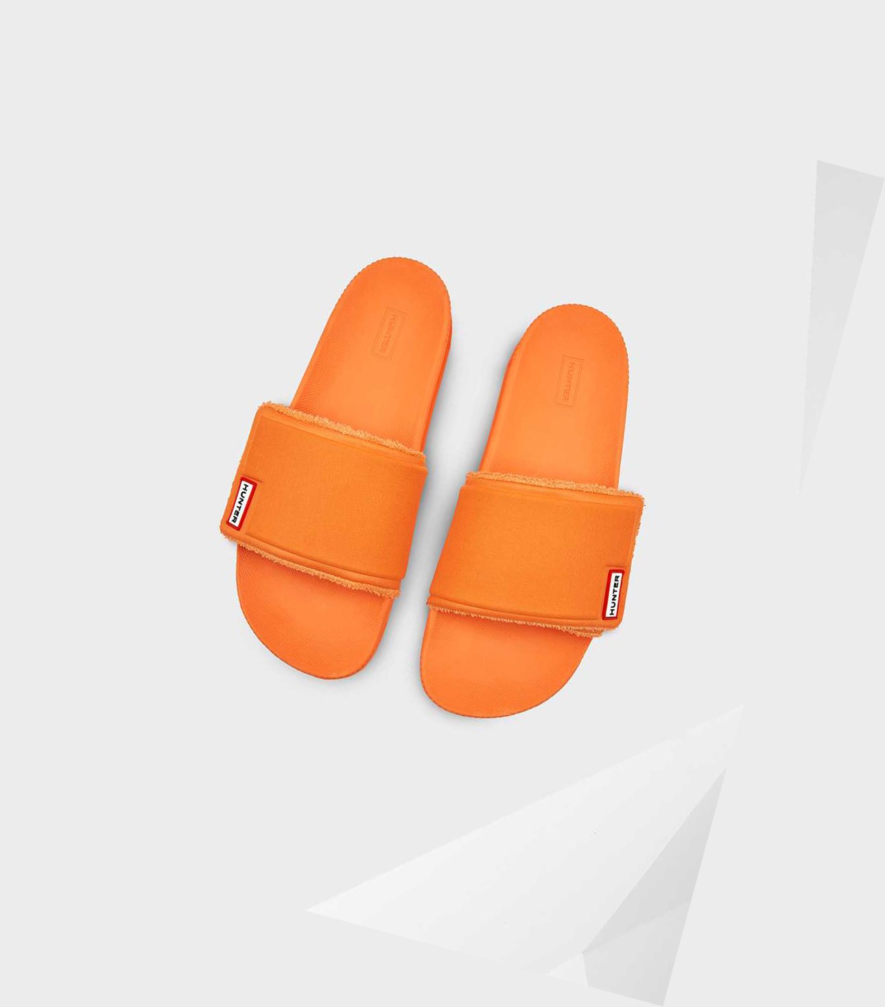 Men\'s Hunter Original Adjustable Slides Orange | 5038196-WQ