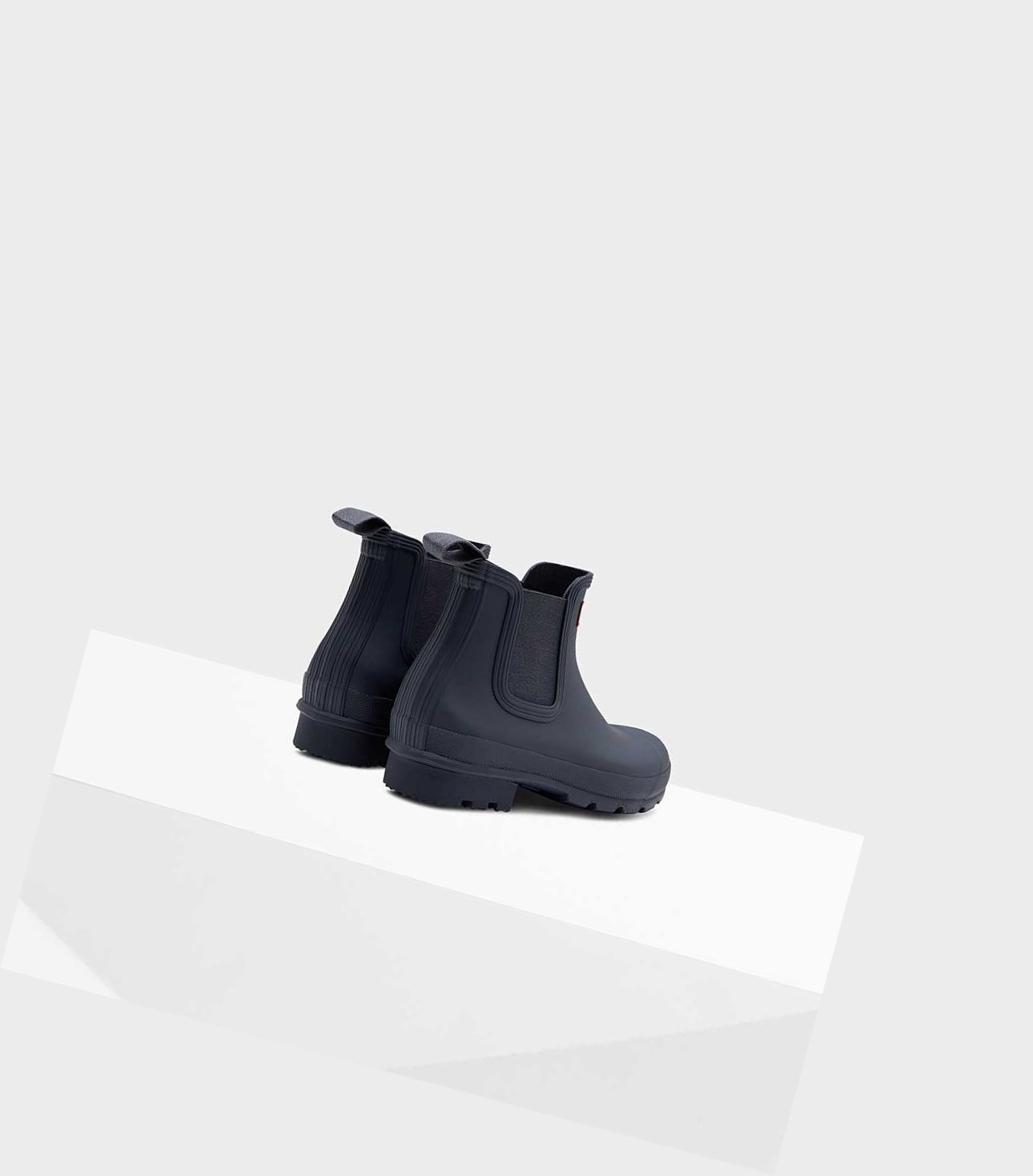 Men's Hunter Original Chelsea Boots Navy | 2047856-WO