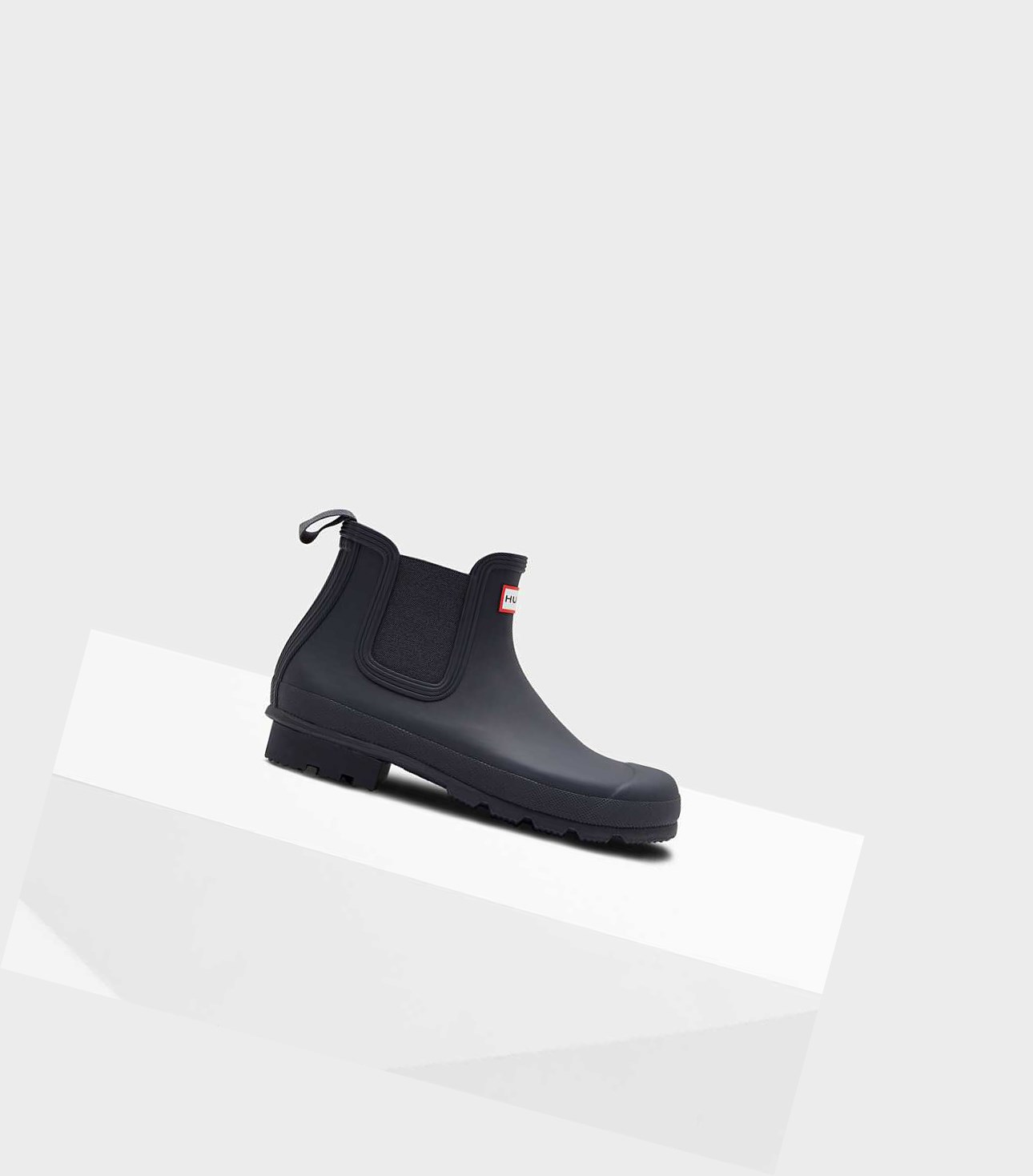 Men\'s Hunter Original Chelsea Boots Navy | 2047856-WO