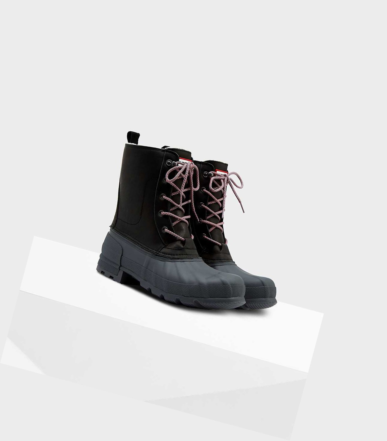 Men's Hunter Original Insulated Pac Winter Boots Black | 6047852-SZ