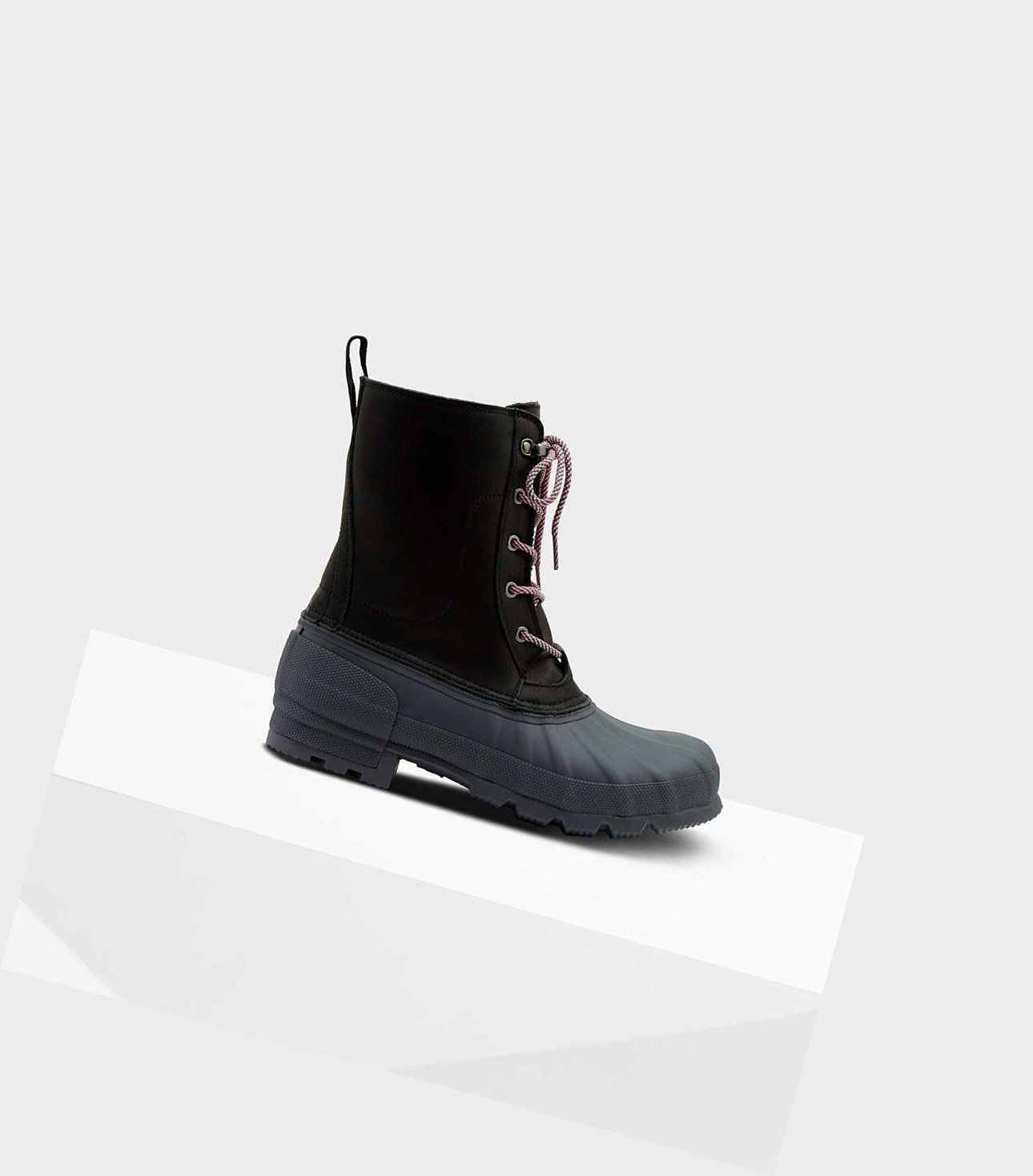 Men\'s Hunter Original Insulated Pac Winter Boots Black | 6047852-SZ