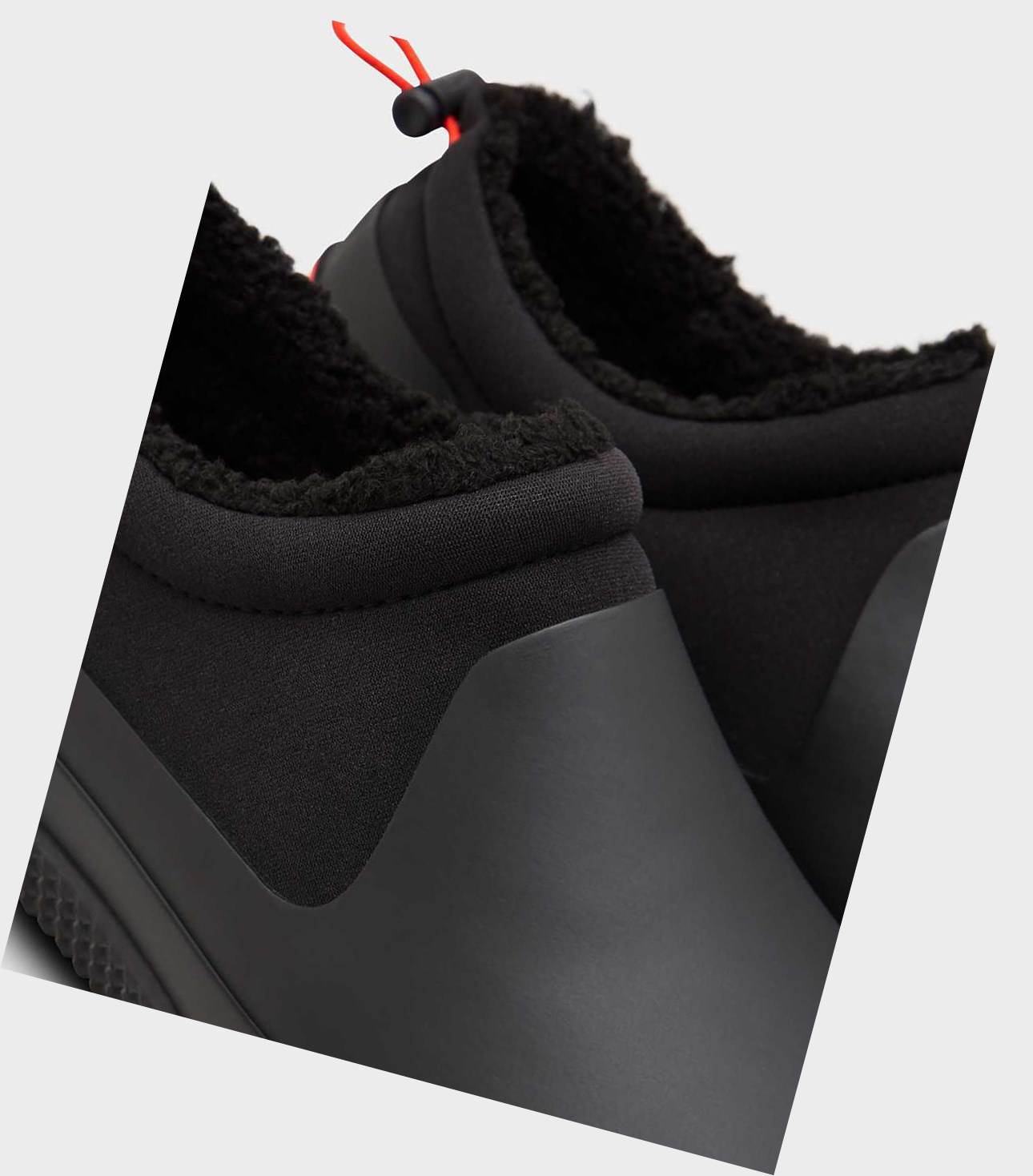 Men's Hunter Original Insulated Sherpa Winter Shoes Black | 1283640-CO