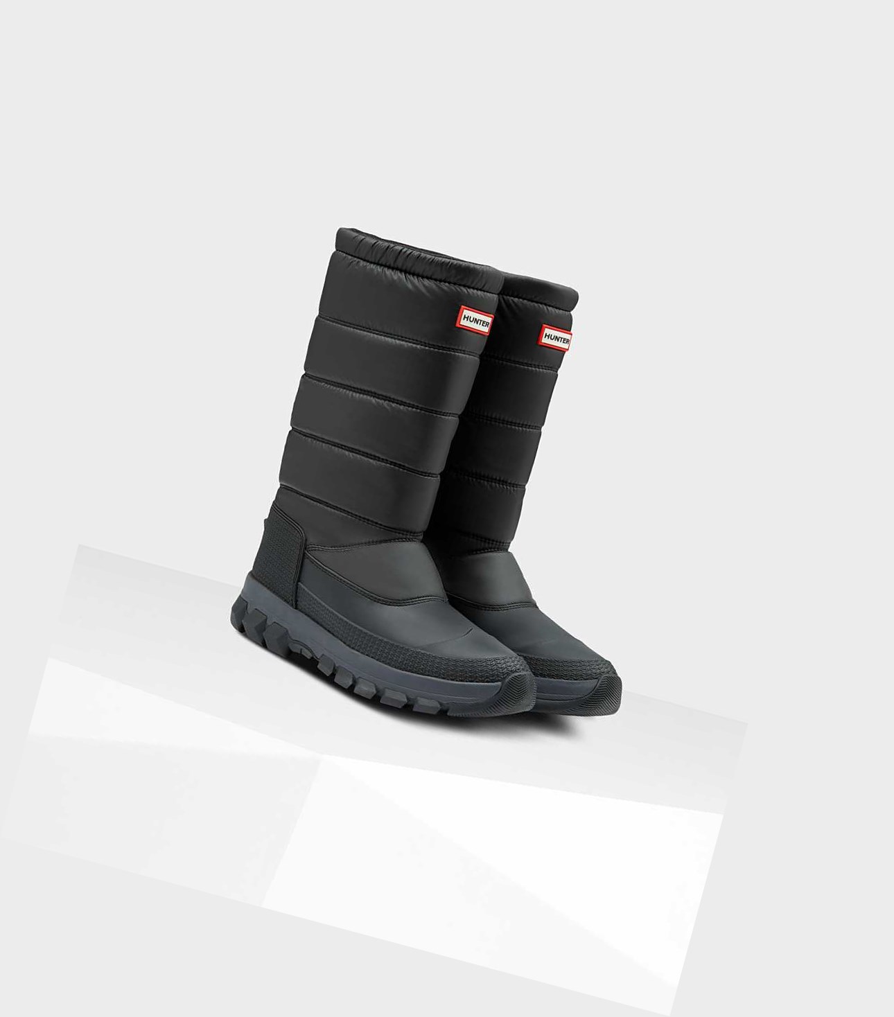 Men's Hunter Original Insulated Tall Snow Boots Black | 2716534-MW