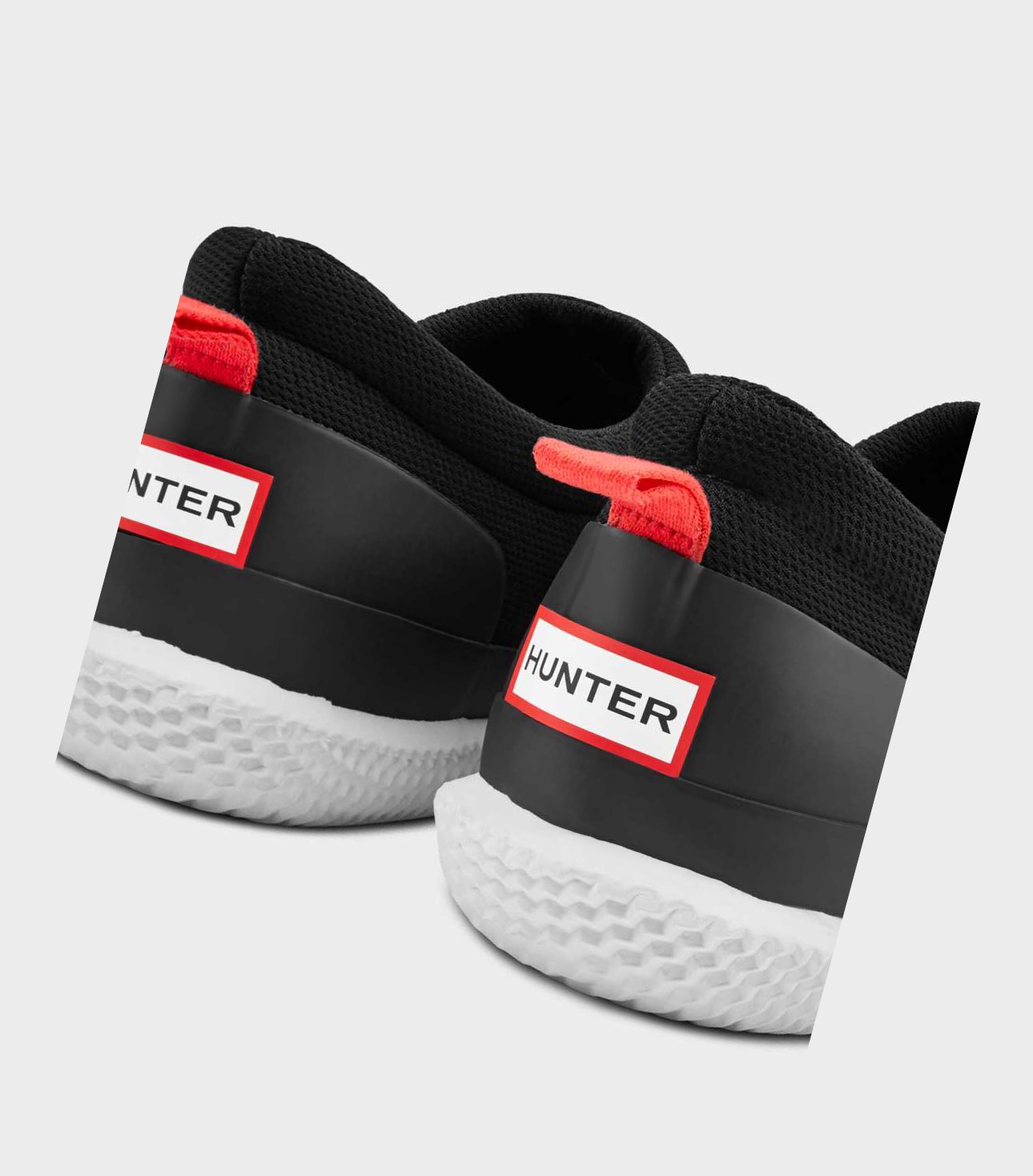Men's Hunter Original Mesh Trainers Black | 1657302-QU