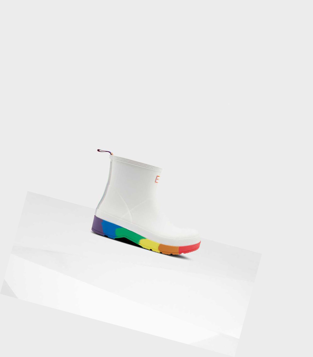 Men\'s Hunter Original Pride Heeled Play Boots White | 7813026-TX