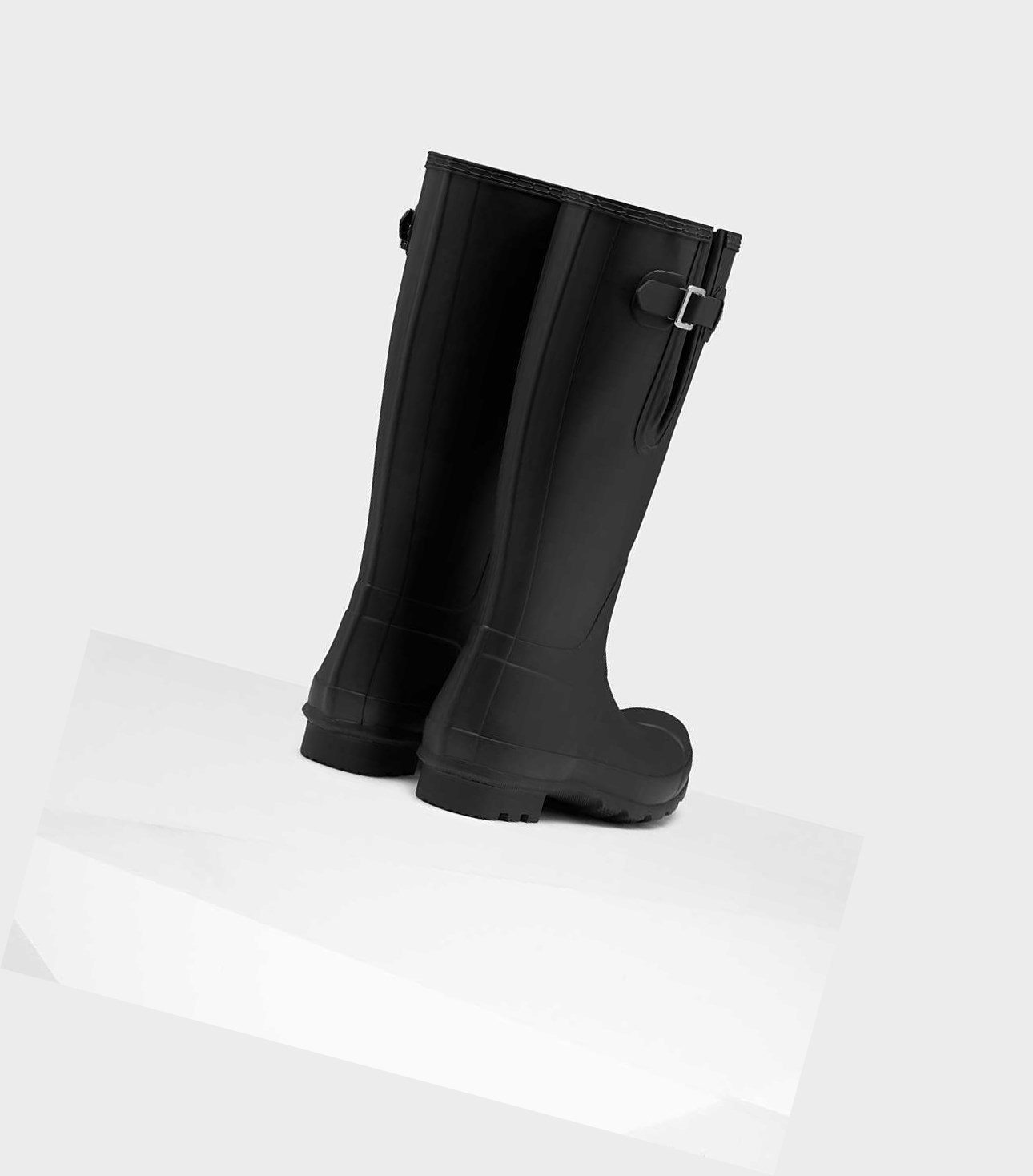 Men's Hunter Original Side Adjustable Wellington Tall Boots Black | 4902761-QD