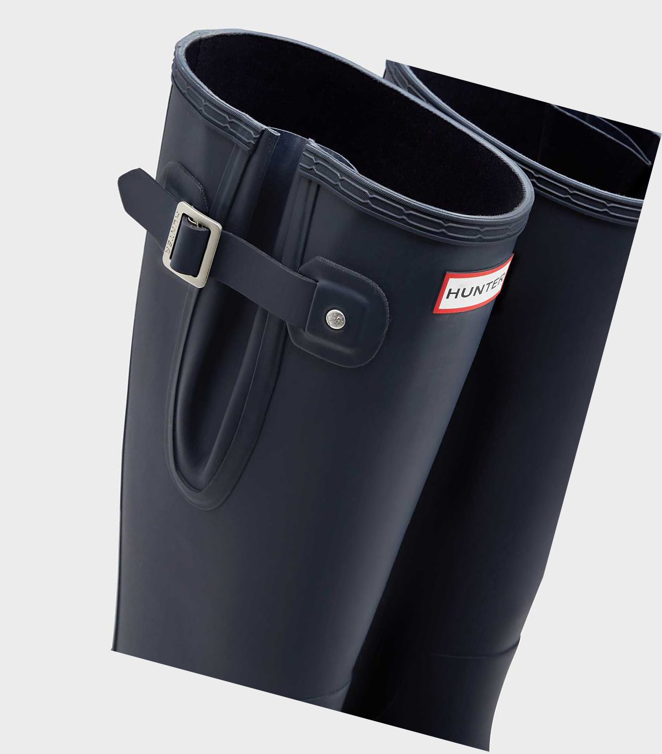 Men's Hunter Original Side Adjustable Wellington Tall Boots Navy | 6213048-FH