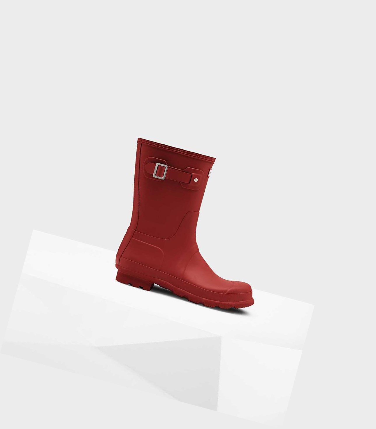 Men\'s Hunter Original Wellington Short Boots Red | 8361479-YN
