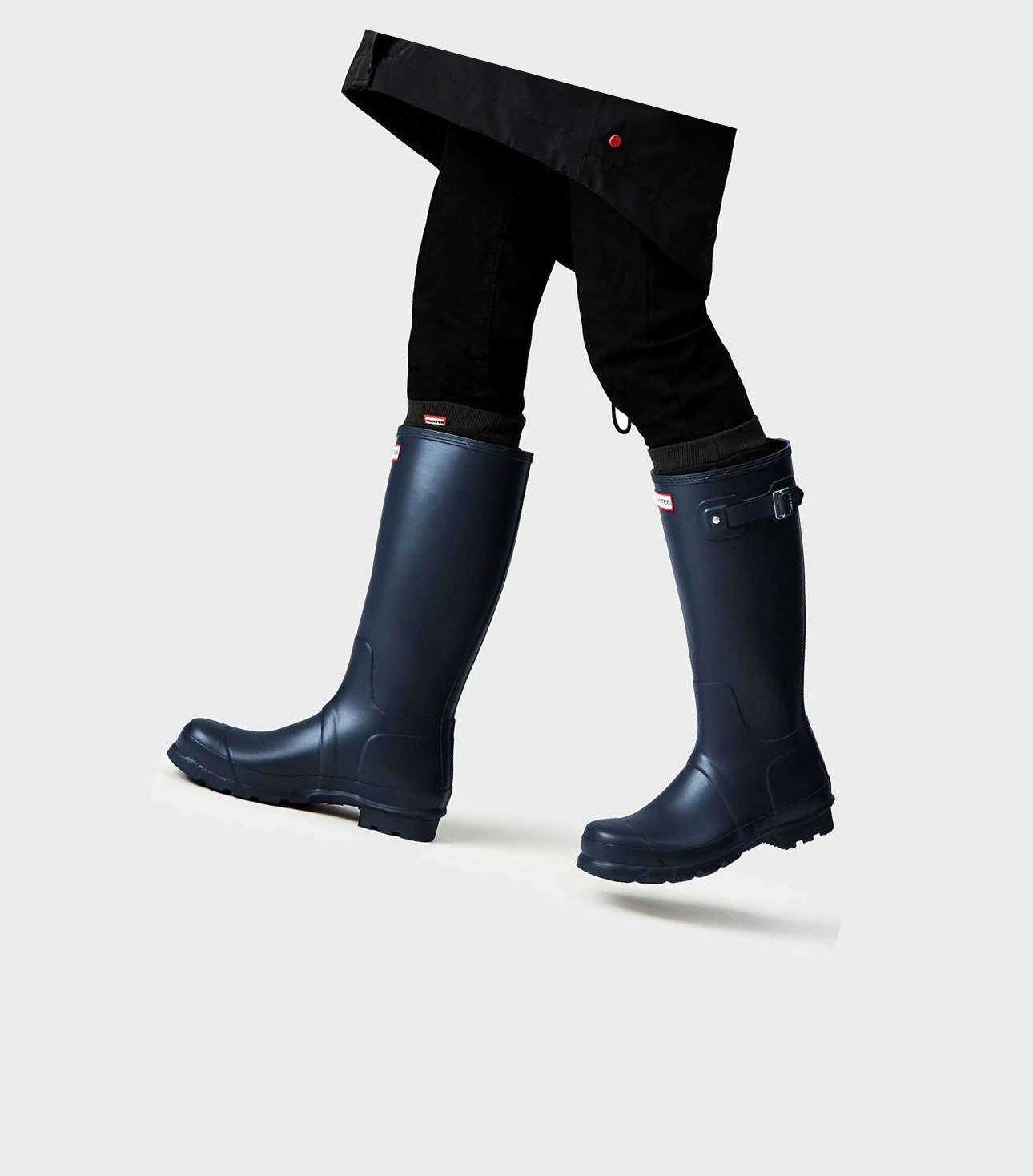 Men's Hunter Original Wellington Tall Boots Navy | 3025496-SR