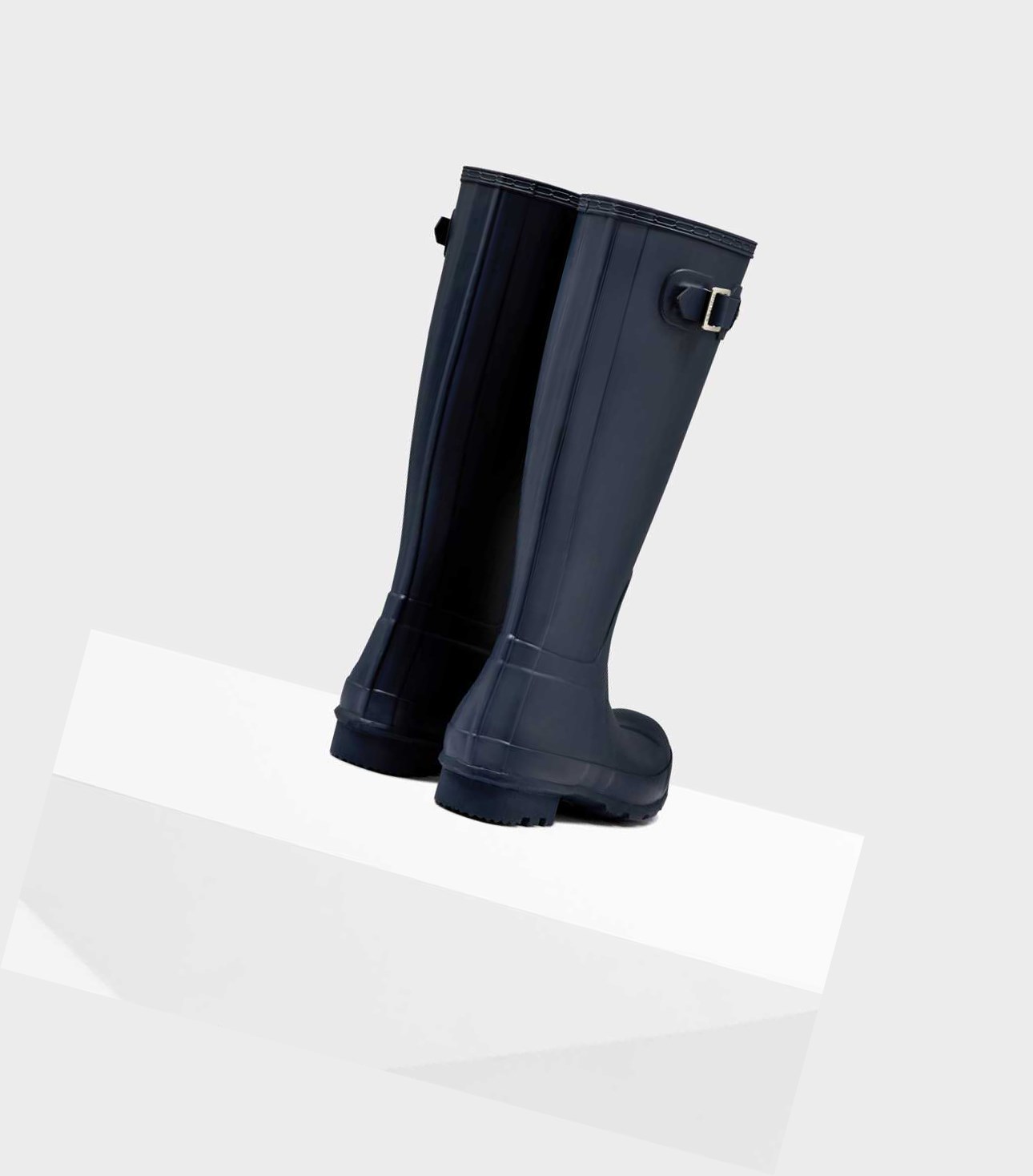 Men's Hunter Original Wellington Tall Boots Navy | 3025496-SR