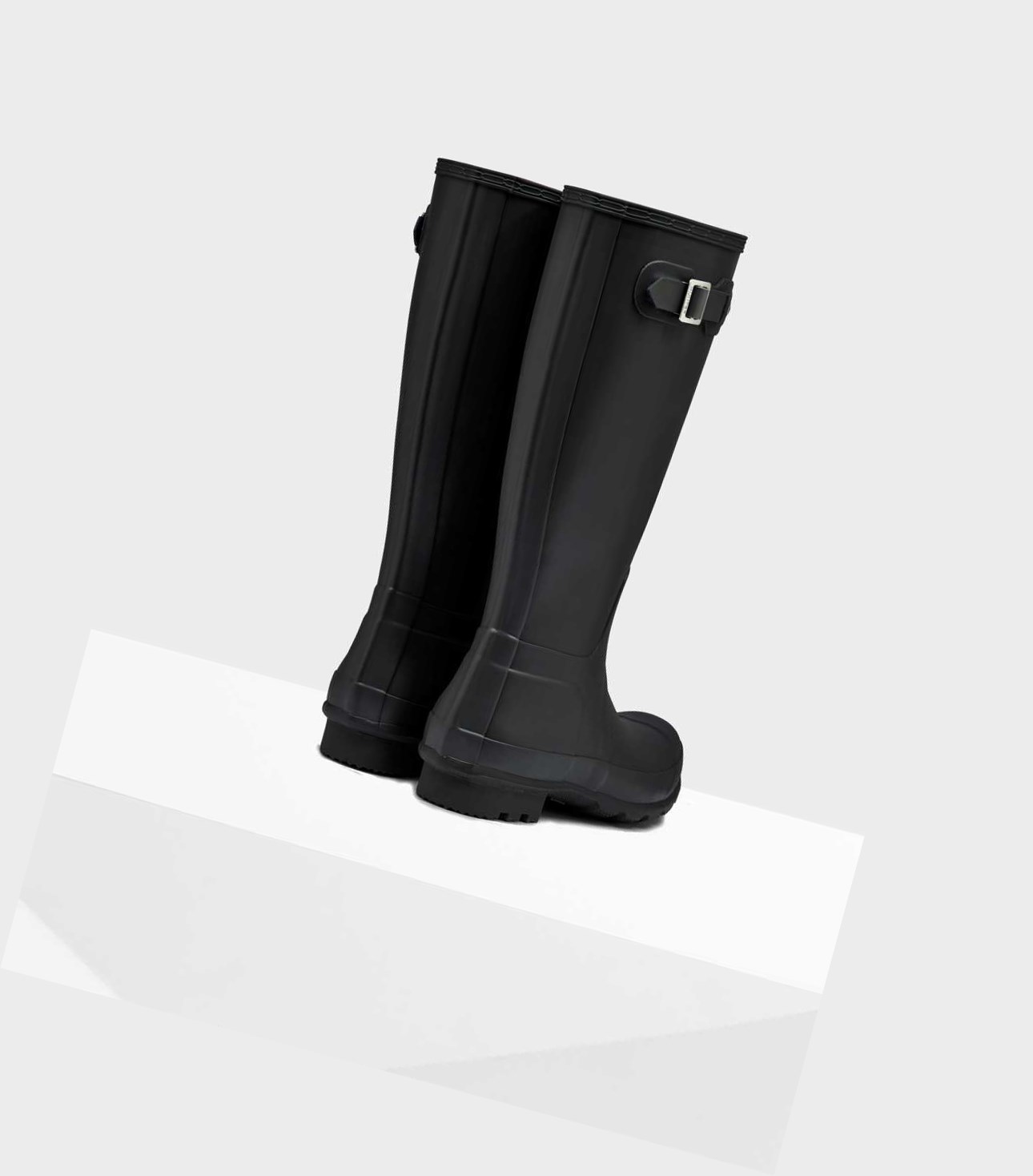 Men's Hunter Original Wellington Tall Boots Black | 3758021-AG
