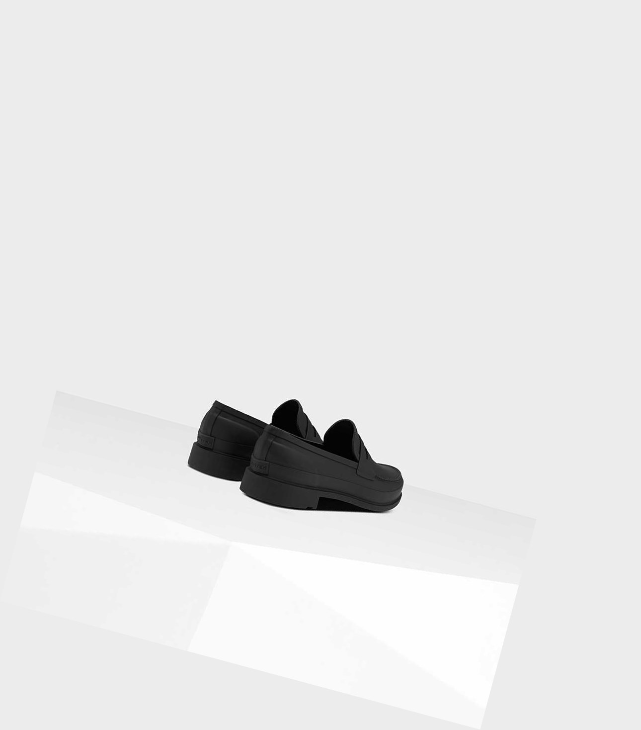 Men's Hunter Refined Penny Loafers Black | 3087562-CK