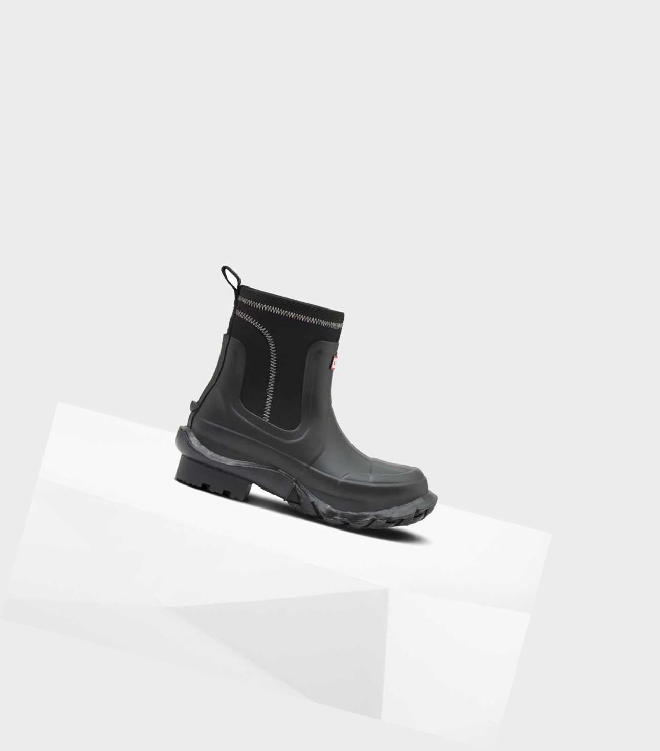 Men\'s Hunter X Stella McCartney Chelsea Boots Black | 4028653-GU
