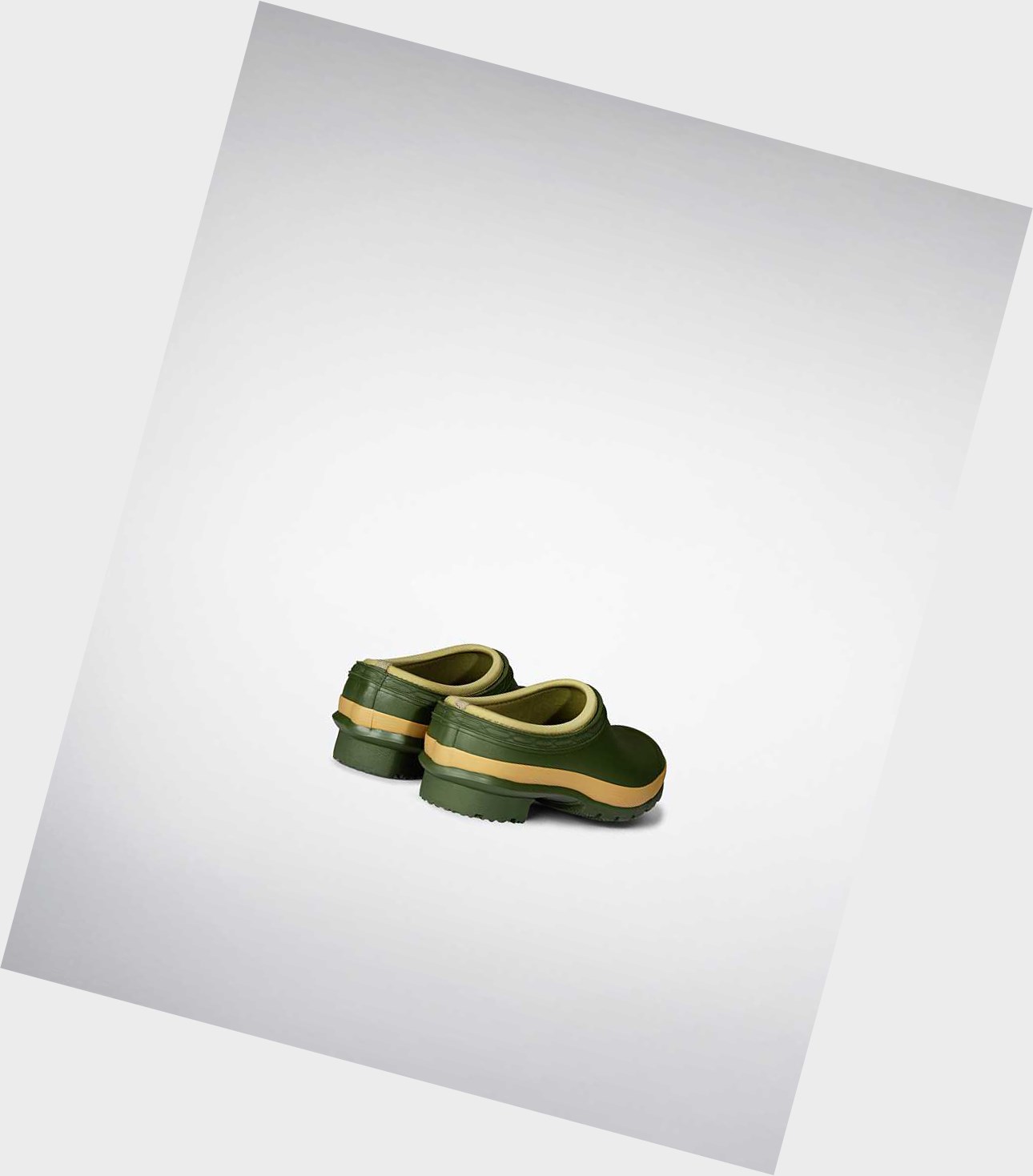 Women's Hunter Gardener Technical Clogs Green | 3406812-RI