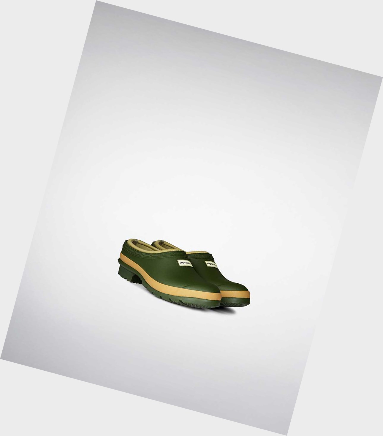 Women's Hunter Gardener Technical Clogs Green | 3406812-RI