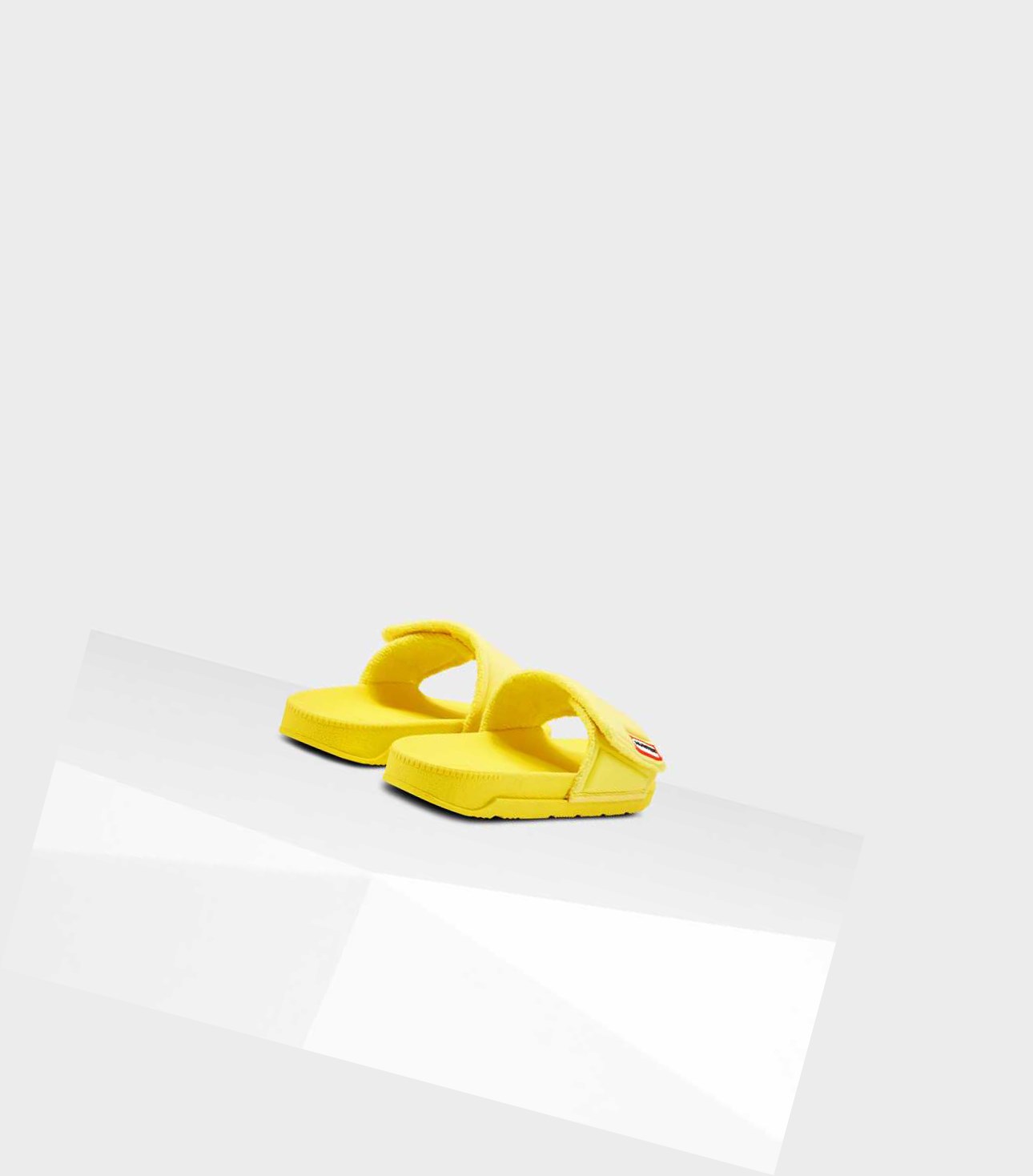 Women's Hunter Original Adjustable Slides Yellow | 0148392-EG