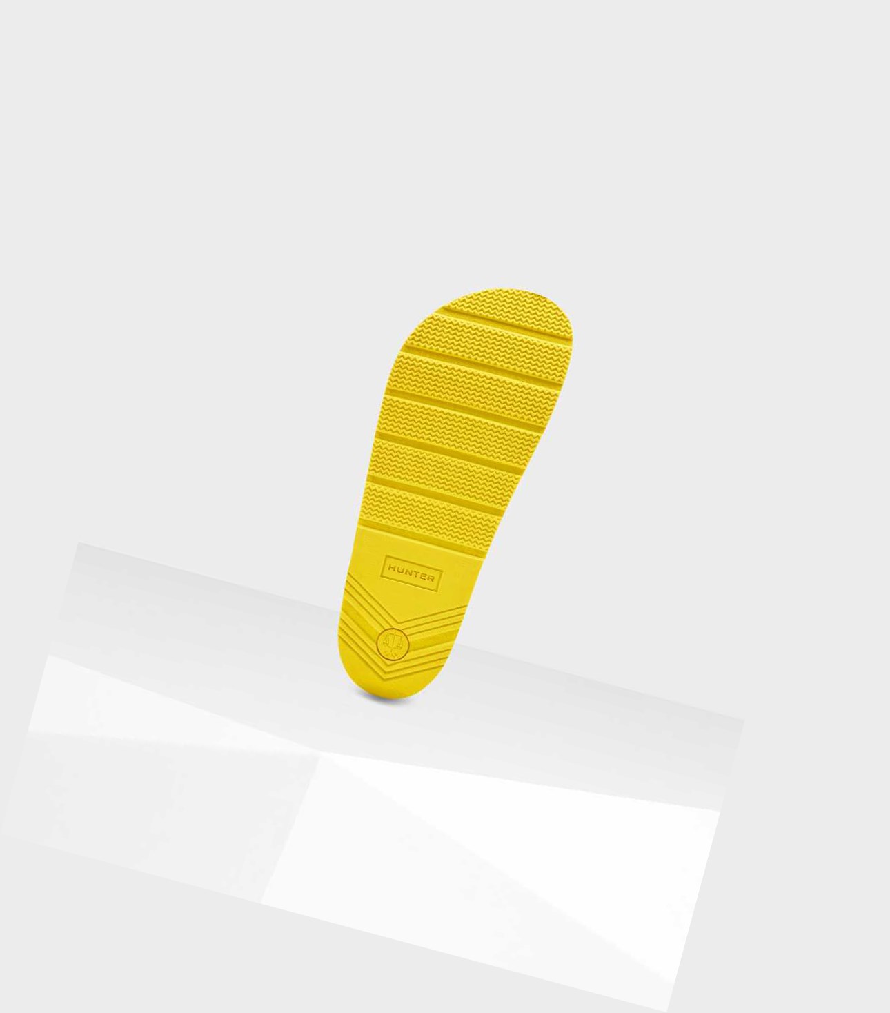 Women's Hunter Original Adjustable Slides Yellow | 0148392-EG