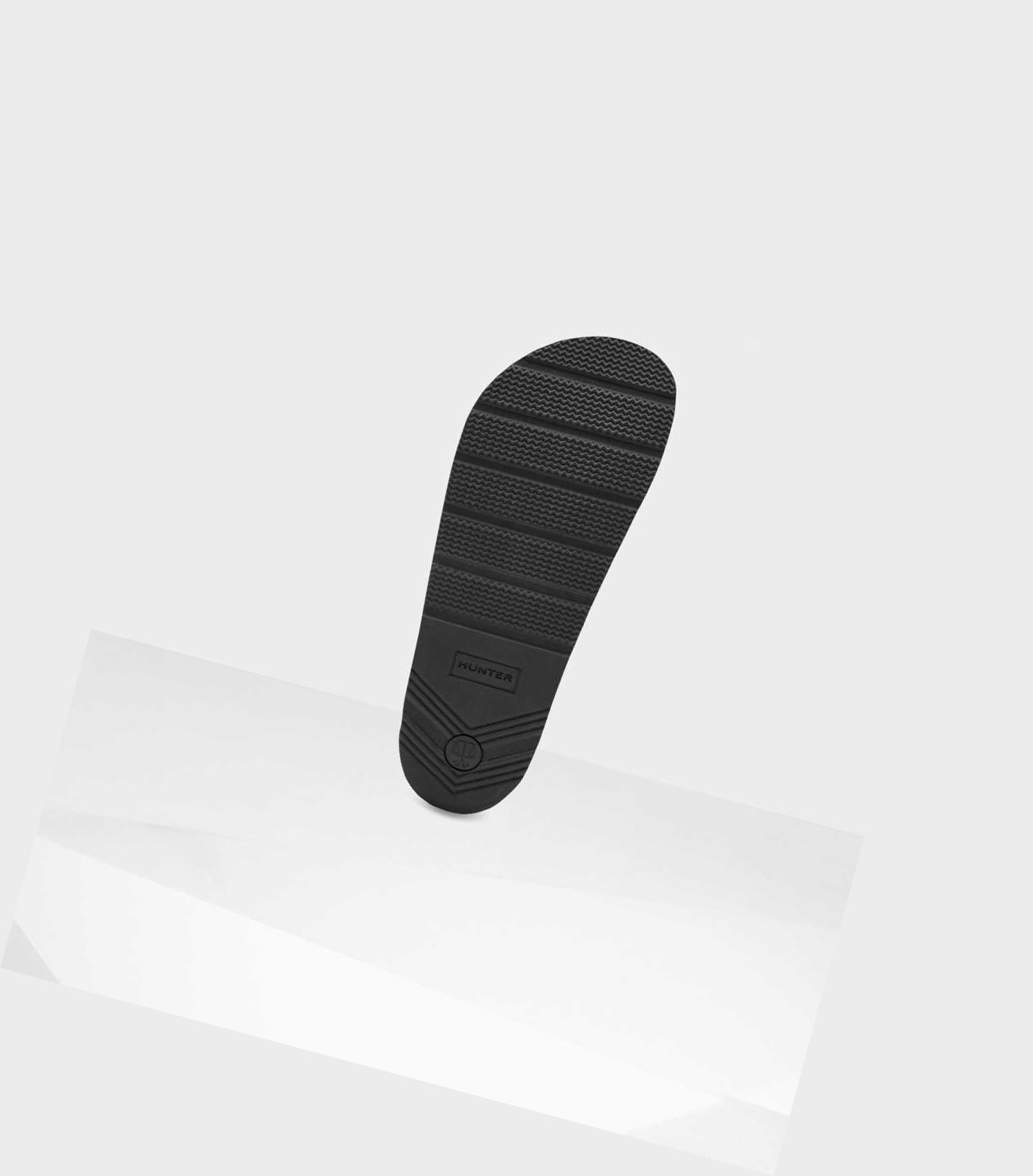 Women's Hunter Original Adjustable Slides Black | 3016928-RI