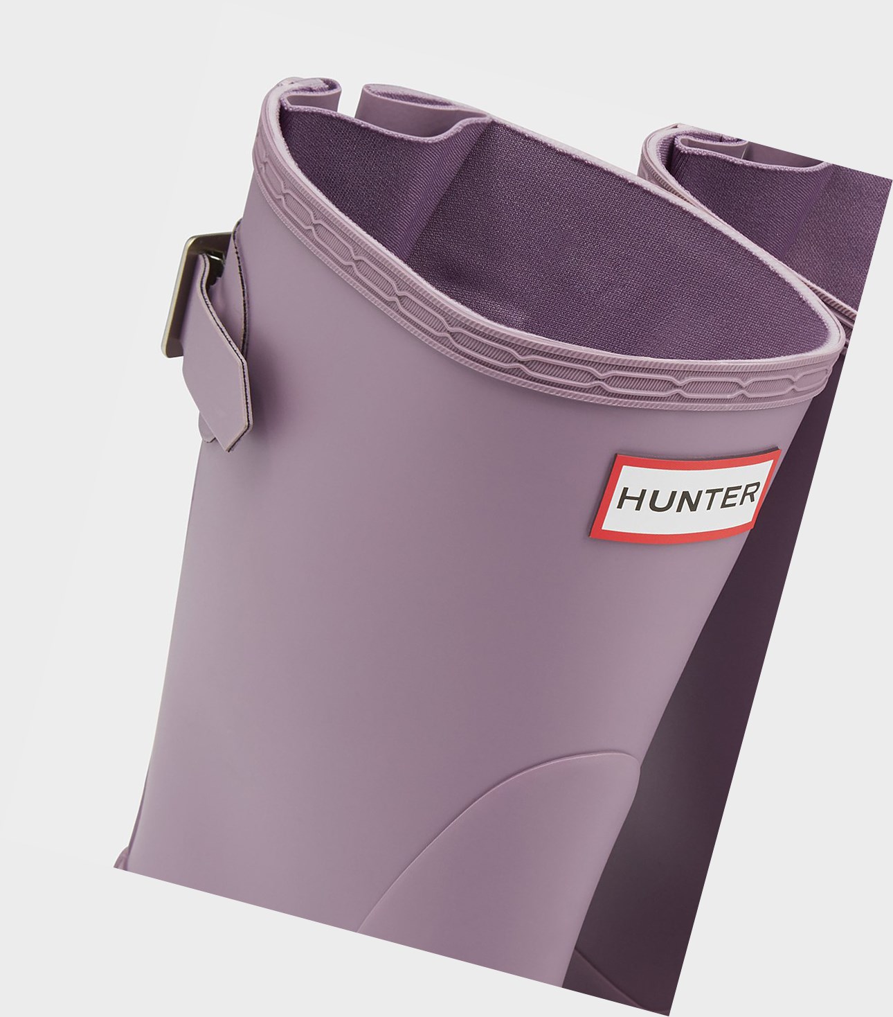 Women's Hunter Original Back Adjustable Short Boots Purple | 9835624-QB