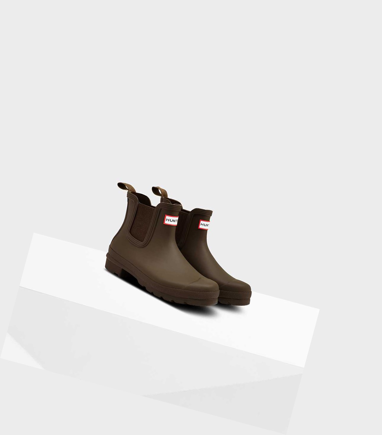 Women's Hunter Original Chelsea Boots Brown | 2314605-QS