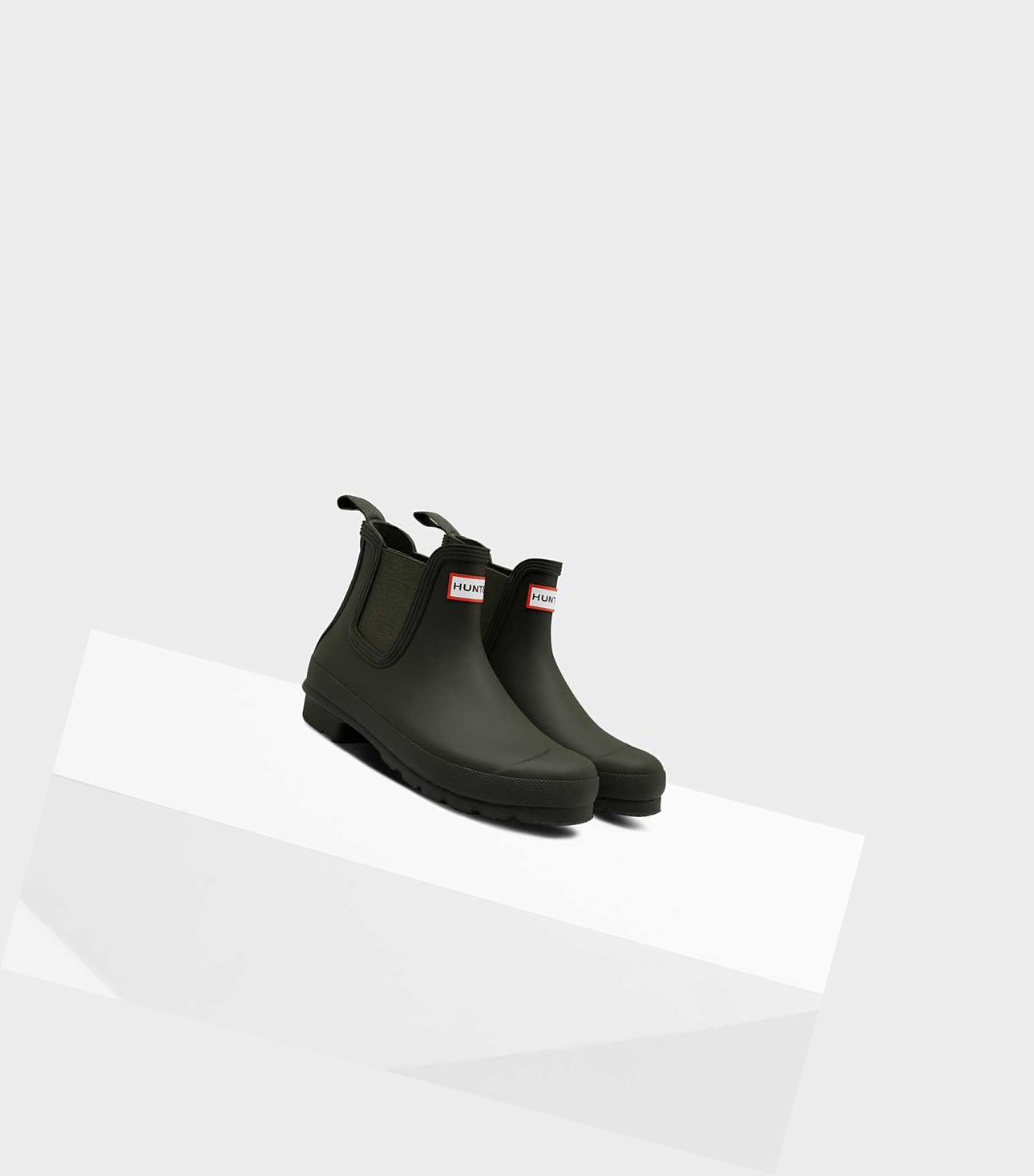 Women's Hunter Original Chelsea Boots Green | 1890576-DE