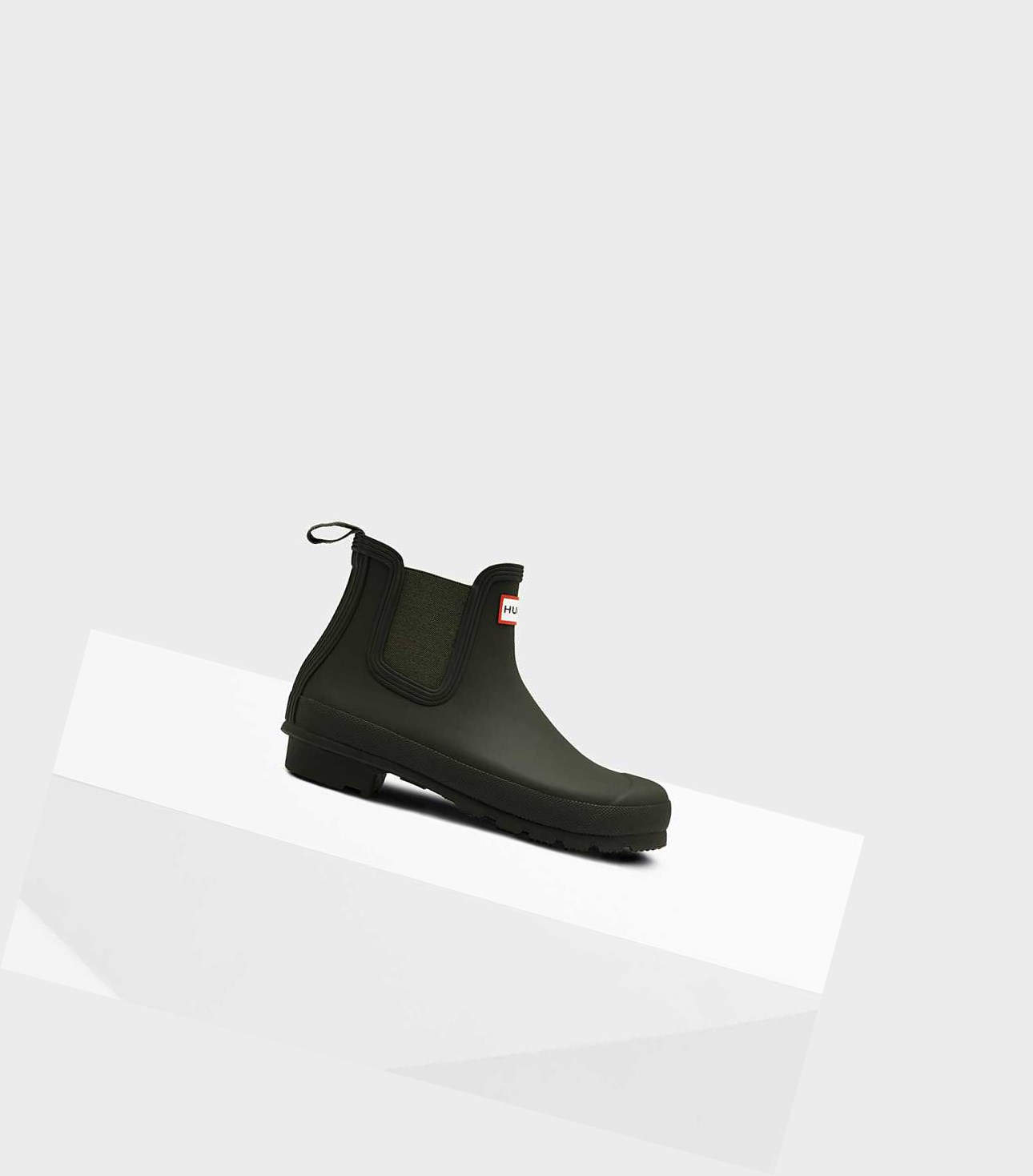 Women\'s Hunter Original Chelsea Boots Green | 1890576-DE