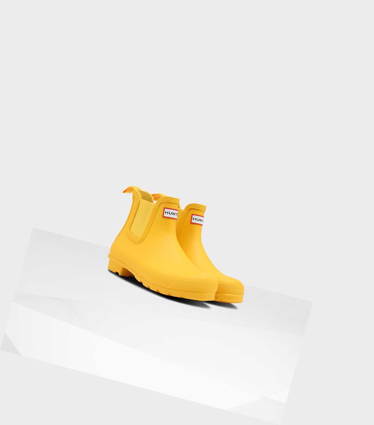 Women's Hunter Original Chelsea Boots Yellow | 5861723-XP