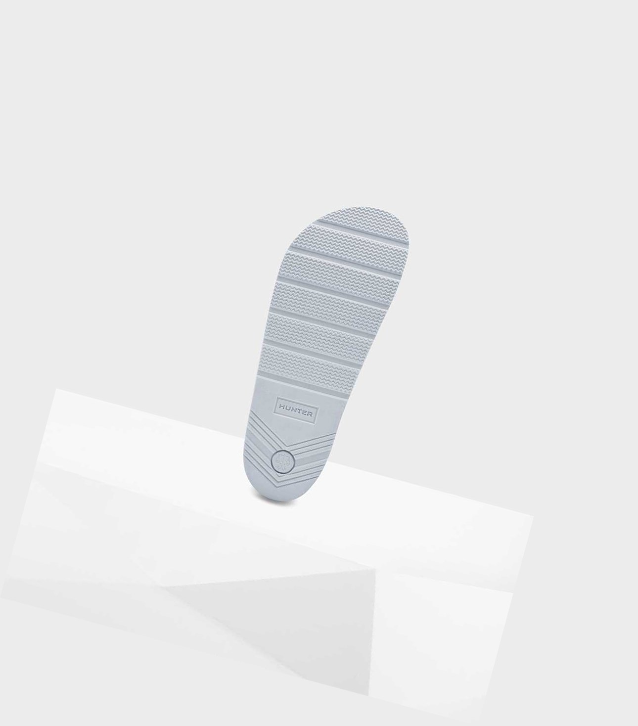 Women's Hunter Original Elastic Slides Grey | 4268753-YD
