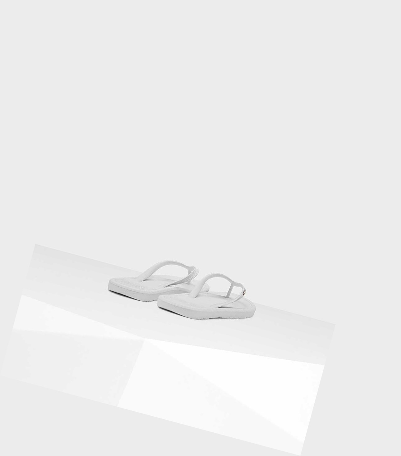 Women's Hunter Original Flip Flops White | 9406753-TB