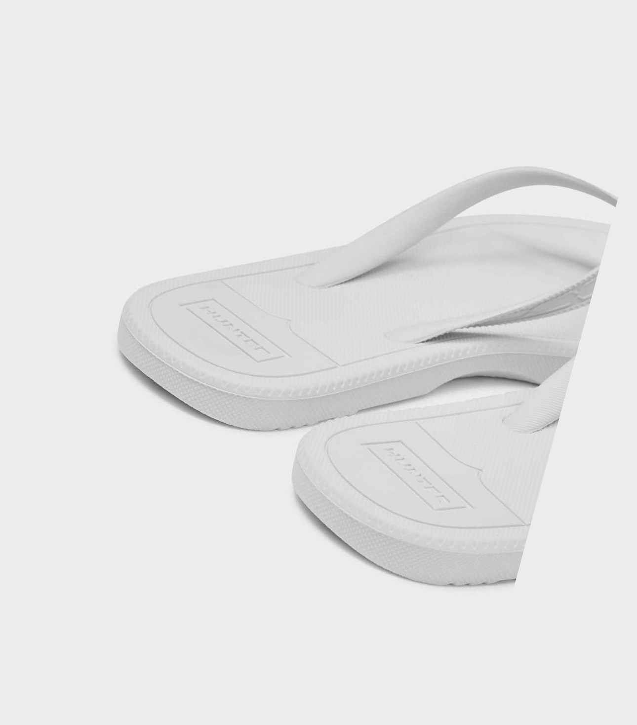 Women's Hunter Original Flip Flops White | 9406753-TB