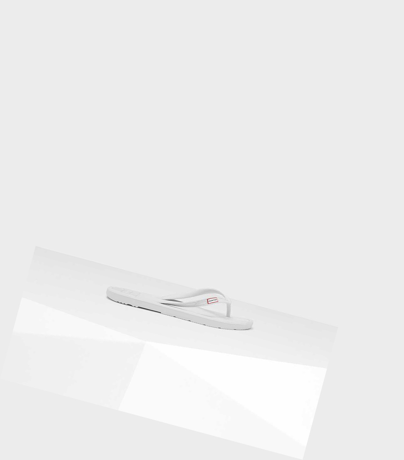 Women's Hunter Original Flip Flops White | 9406753-TB