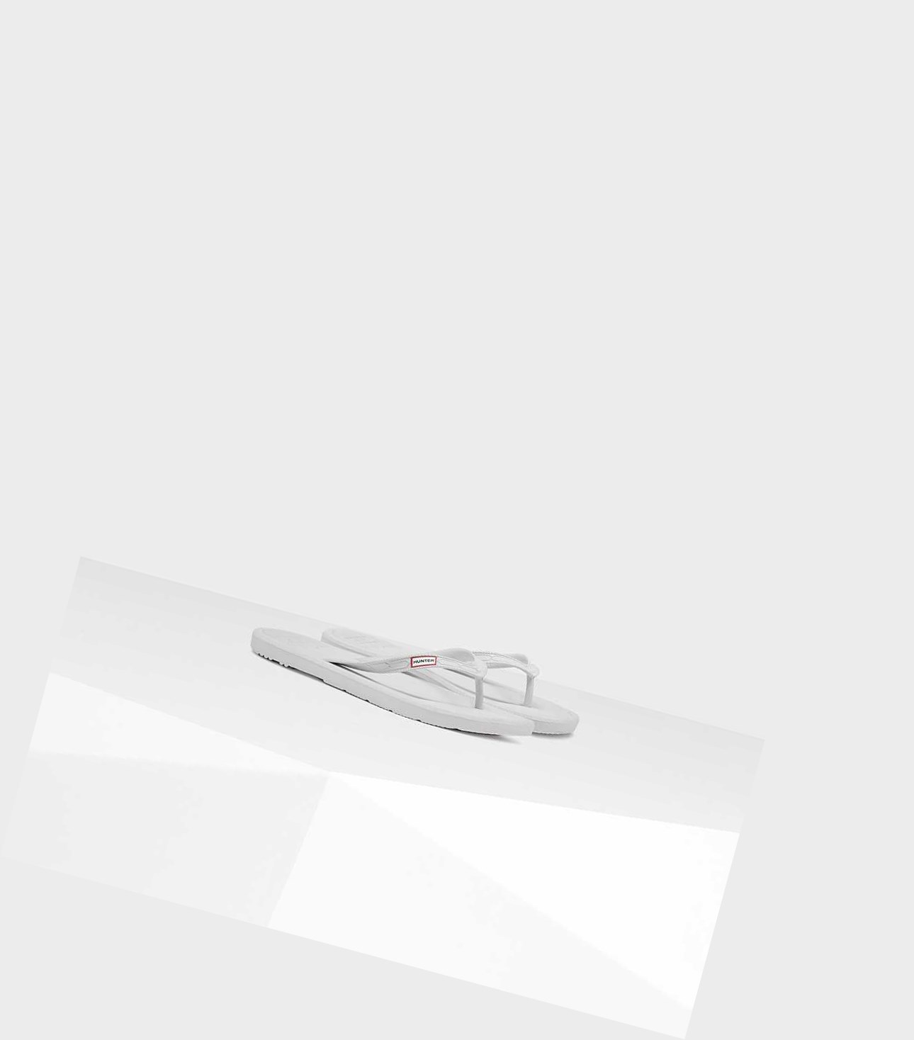 Women's Hunter Original Flip Flops White | 9406753-TB