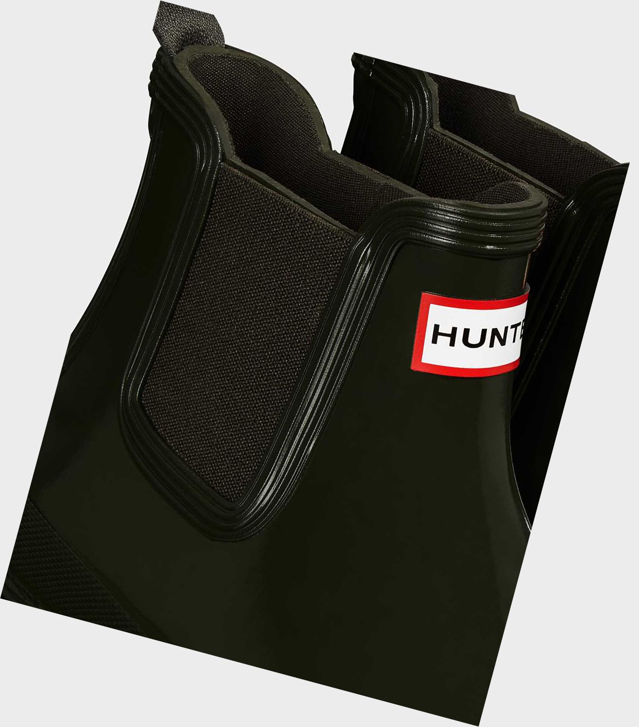 Women's Hunter Original Gloss Chelsea Boots Green | 0574983-BD