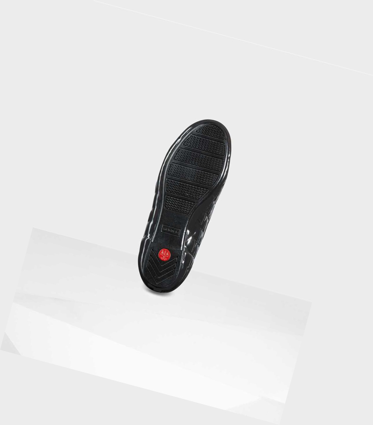 Women's Hunter Original Gloss Quilted Ballet Flats Black | 5170623-EC