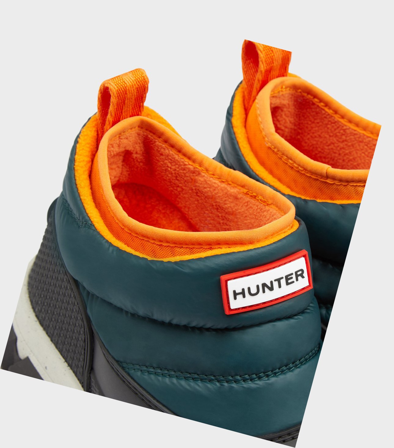 Women's Hunter Original Insulated Ankle Snow Boots Green / Grey | 7892364-BT