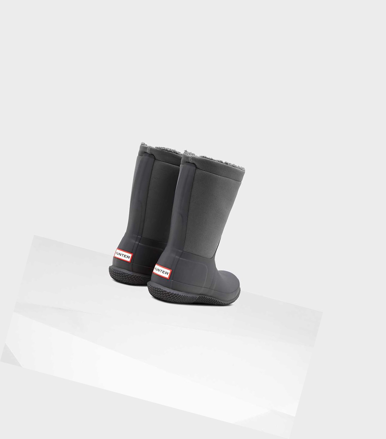 Women's Hunter Original Insulated Roll Top Sherpa Winter Boots Grey | 3291087-CR