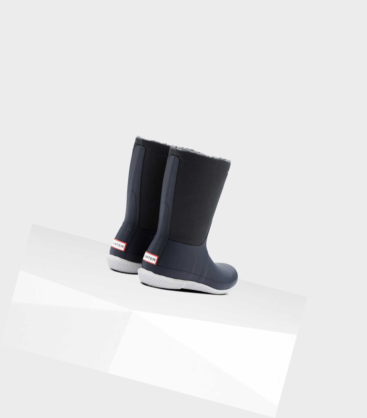Women's Hunter Original Insulated Roll Top Sherpa Winter Boots Navy | 5271849-DZ