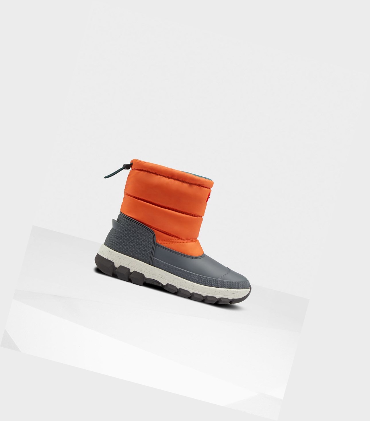 Women\'s Hunter Original Insulated Short Snow Boots Orange | 4893750-CU
