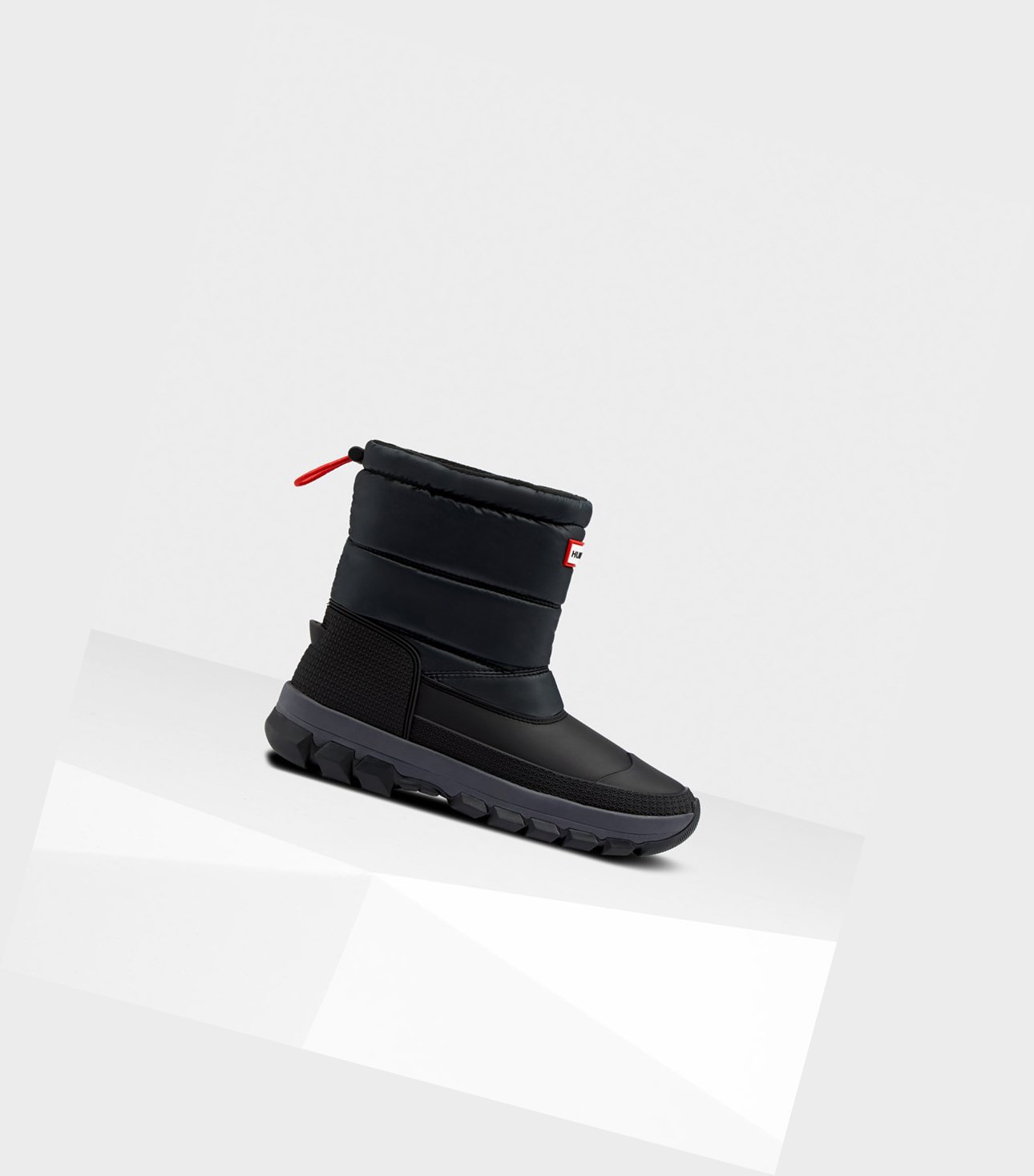 Women\'s Hunter Original Insulated Short Snow Boots Black | 9218657-ZM