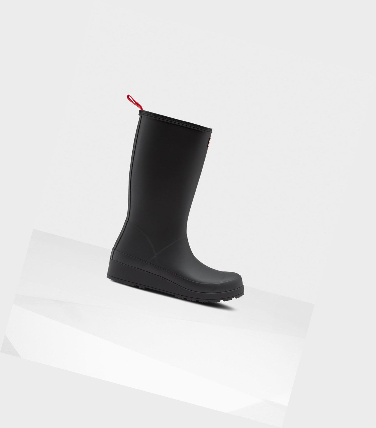 Women\'s Hunter Original Insulated Tall Rain Play Boots Black | 9851026-WU