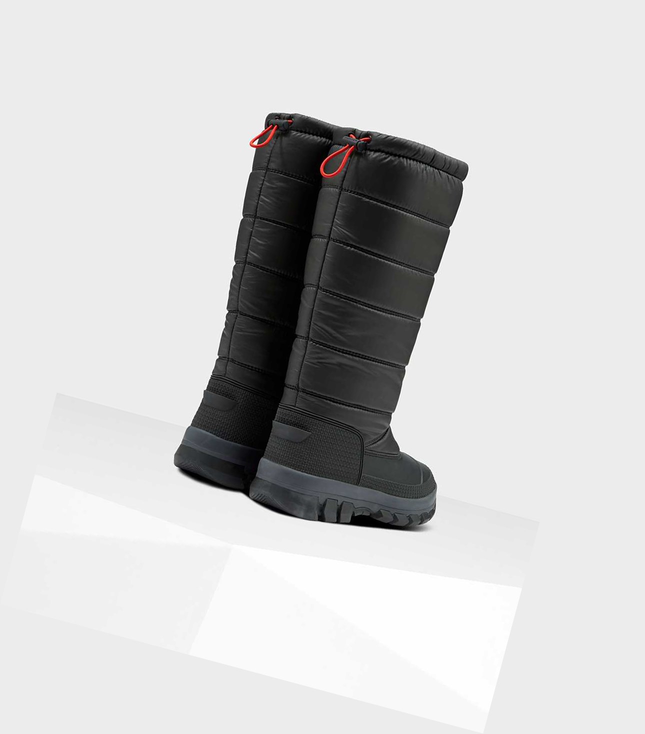 Women's Hunter Original Insulated Tall Snow Boots Black | 3460257-OB