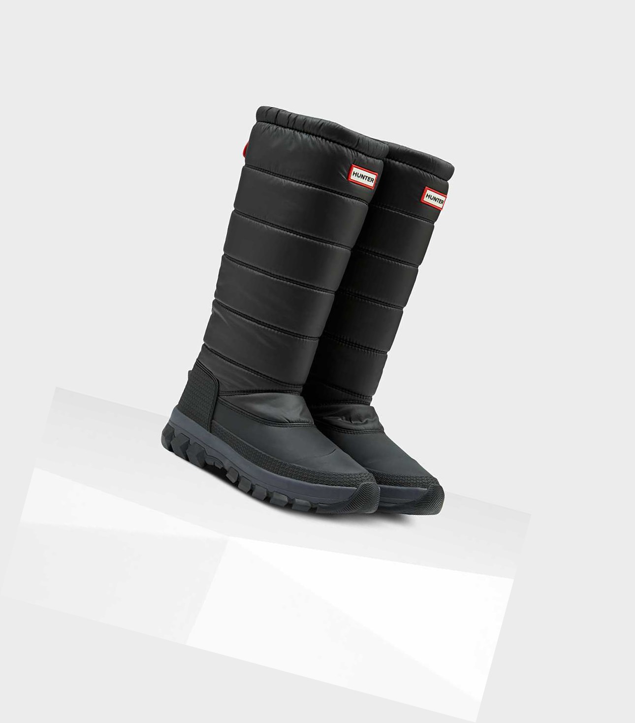 Women's Hunter Original Insulated Tall Snow Boots Black | 3460257-OB