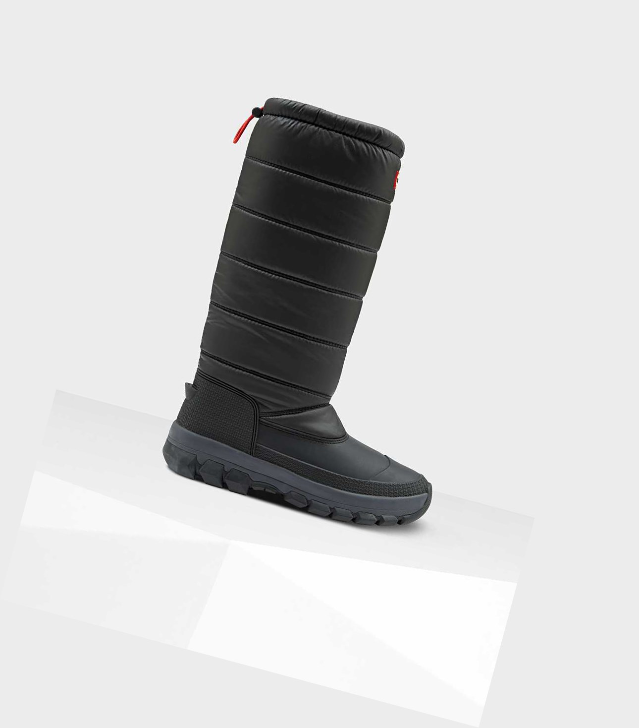 Women\'s Hunter Original Insulated Tall Snow Boots Black | 3460257-OB